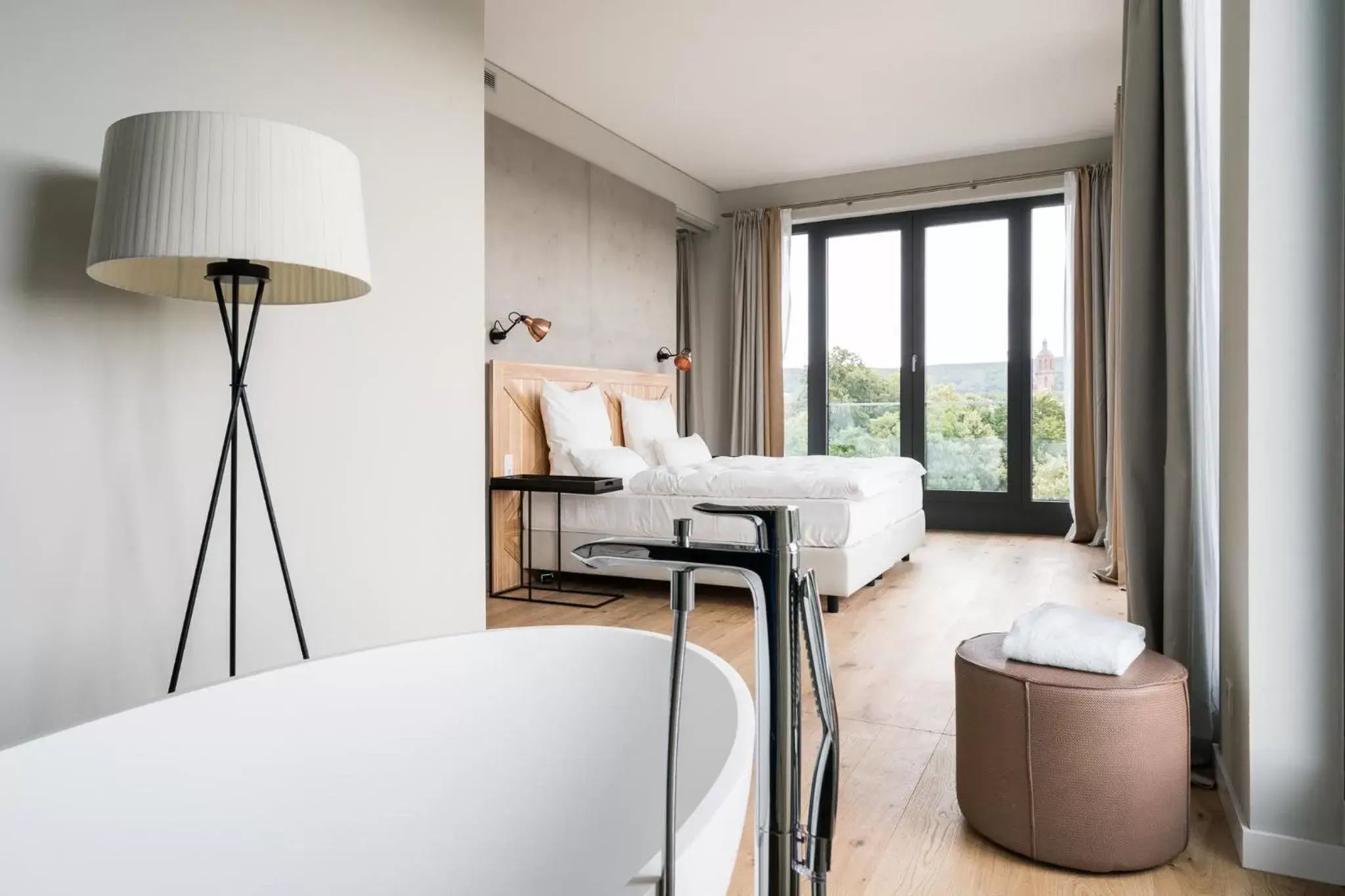 Bedroom, Bed in FREIgeist Göttingen Innenstadt, A Member of Design Hotels Bedroom, Bed in FREIgeist Göttingen Innenstadt, A Member of Design Hotels