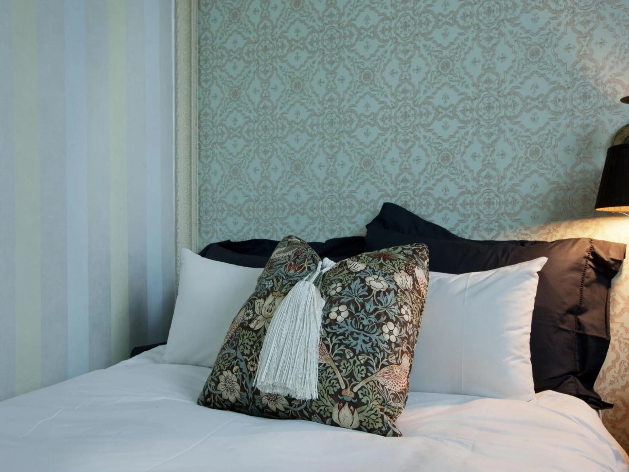 Decorative detail, Bed in Central Tourist Hotel