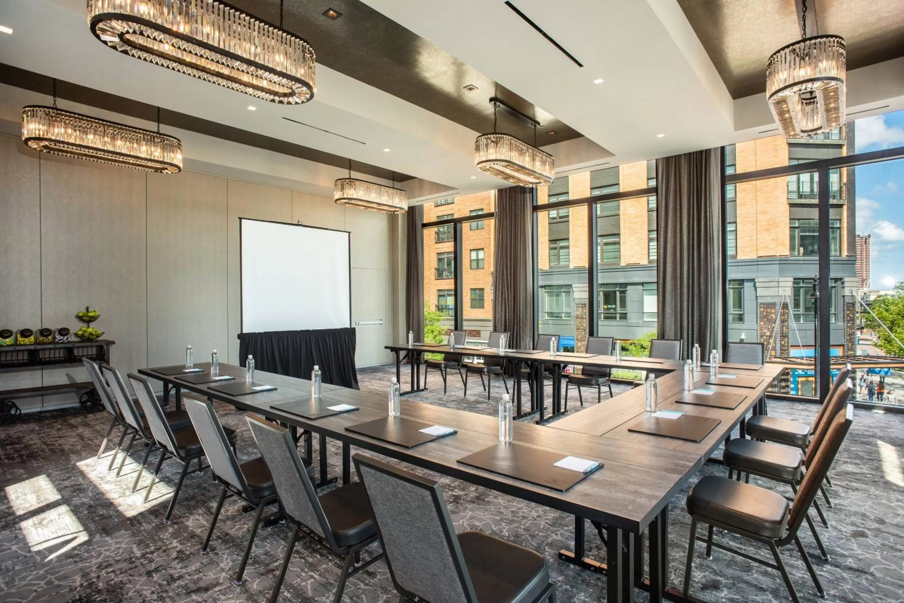 Meeting/conference room in The Row Hotel at Assembly Row, Autograph Collection