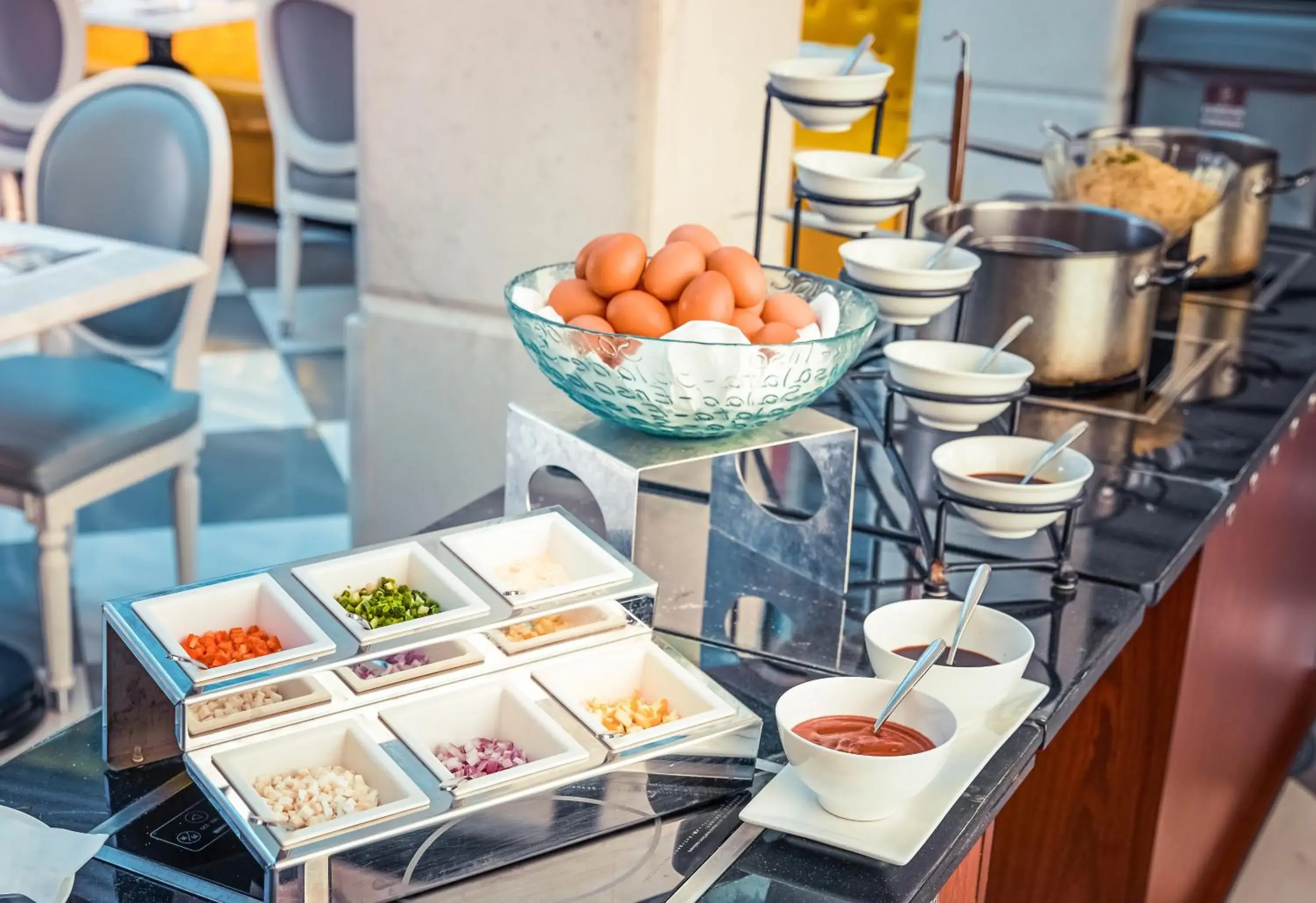 Buffet breakfast, Food in Dorsett Shanghai