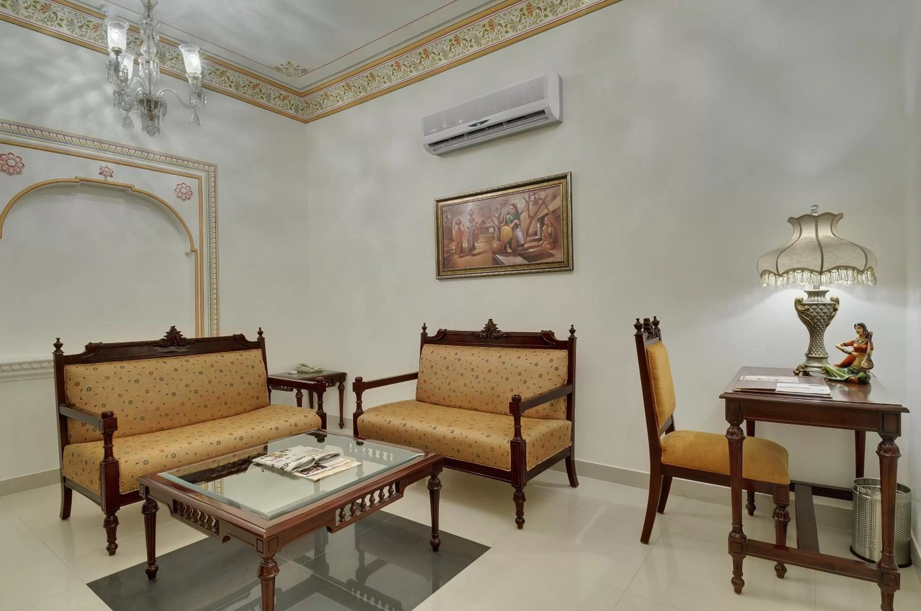 Living room in Pride Amber Vilas Resort & Convention Centre