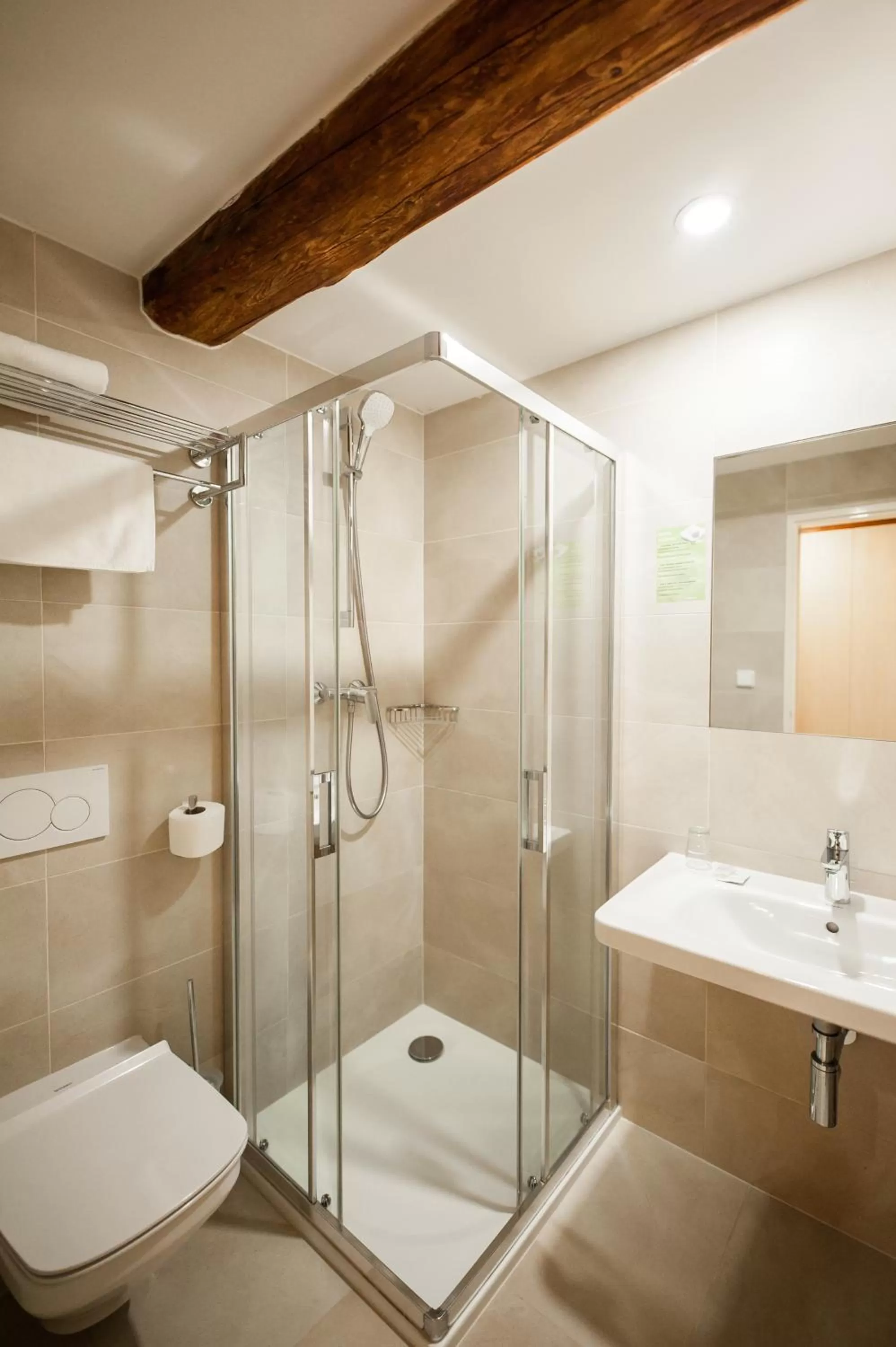 Bathroom in Hotel Pivovar