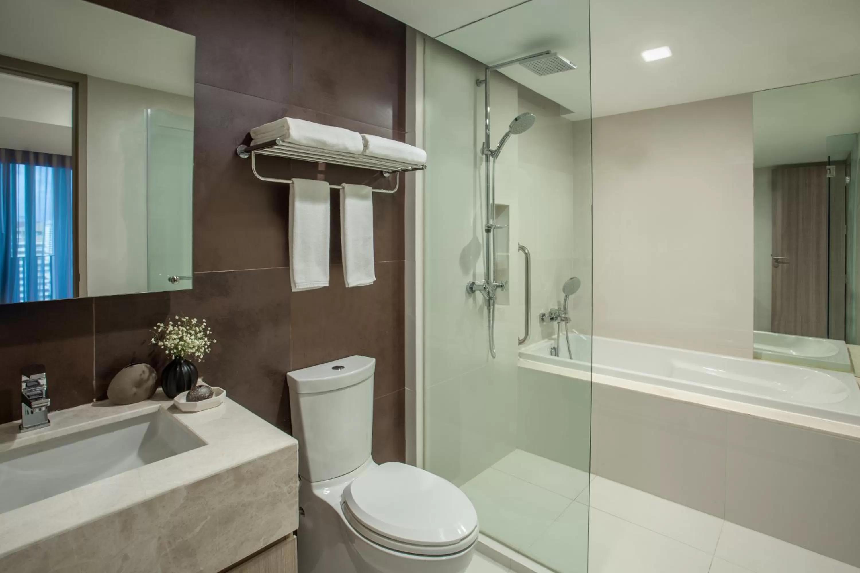 Bedroom in Somerset Ekamai Bangkok