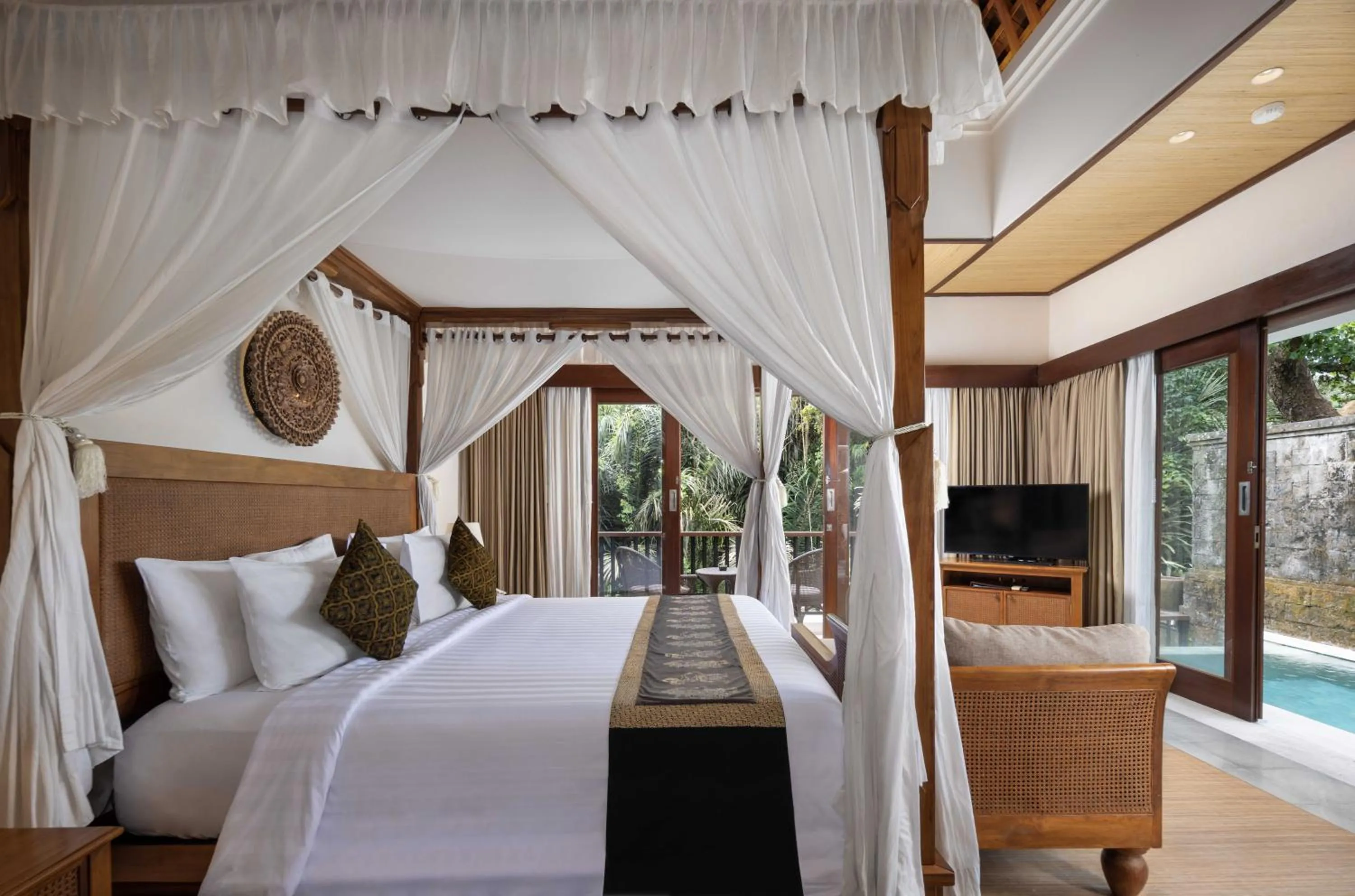 TV and multimedia, Bed in Visesa Ubud Resort
