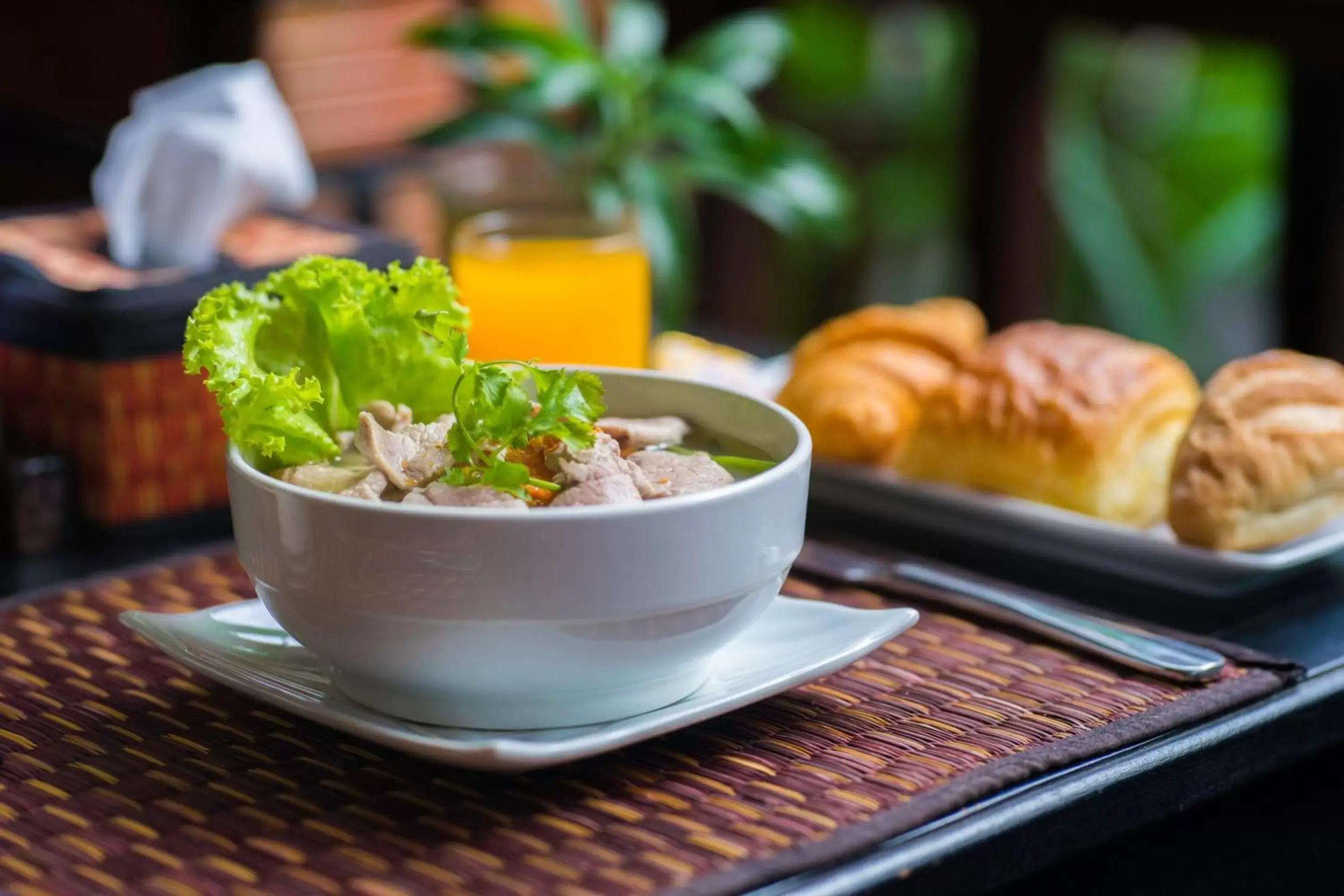 Buffet breakfast in La Niche D'angkor Boutique Hotel