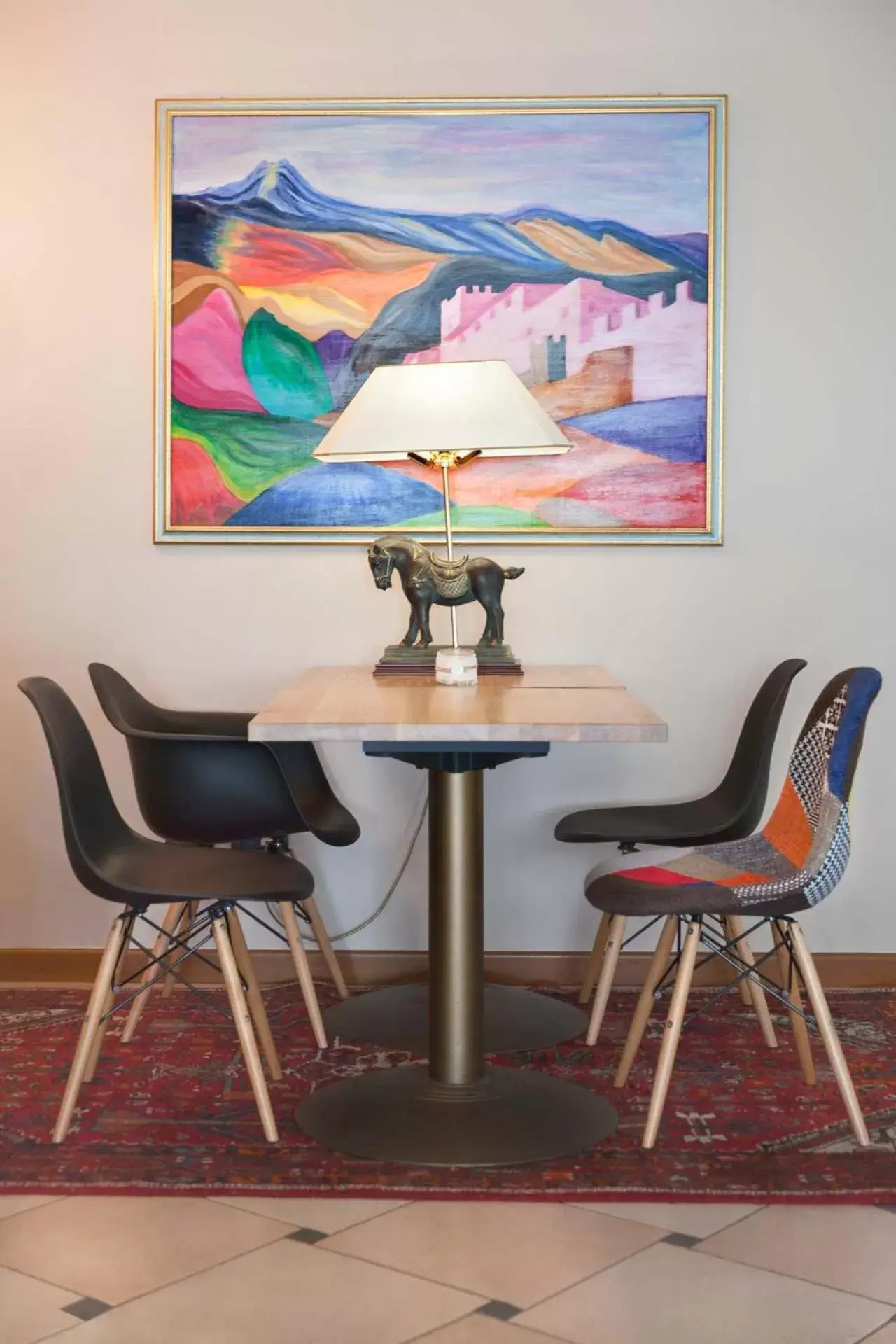 Living room, Dining Area in Hotel Leon d'Oro