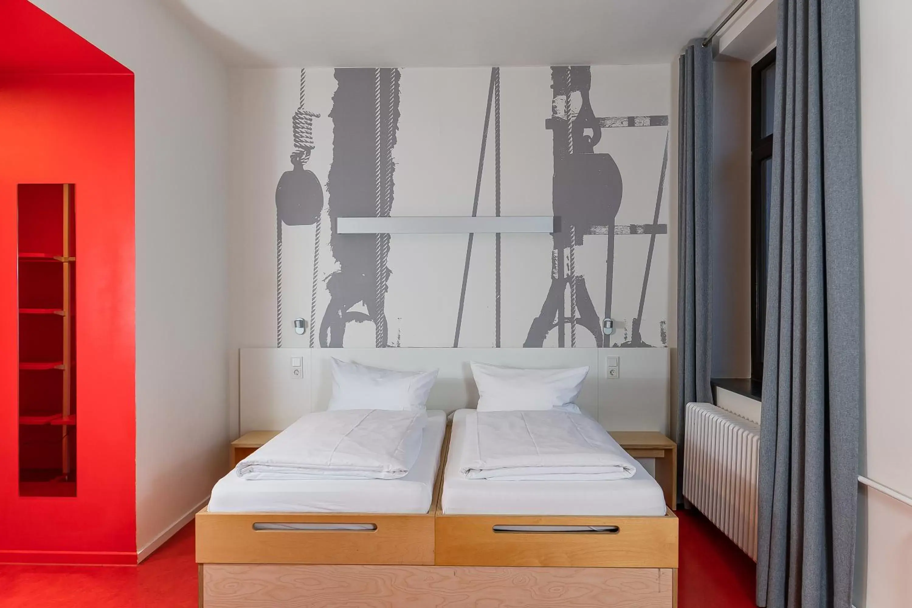 Photo of the whole room, Bed in havenhostel Bremerhaven