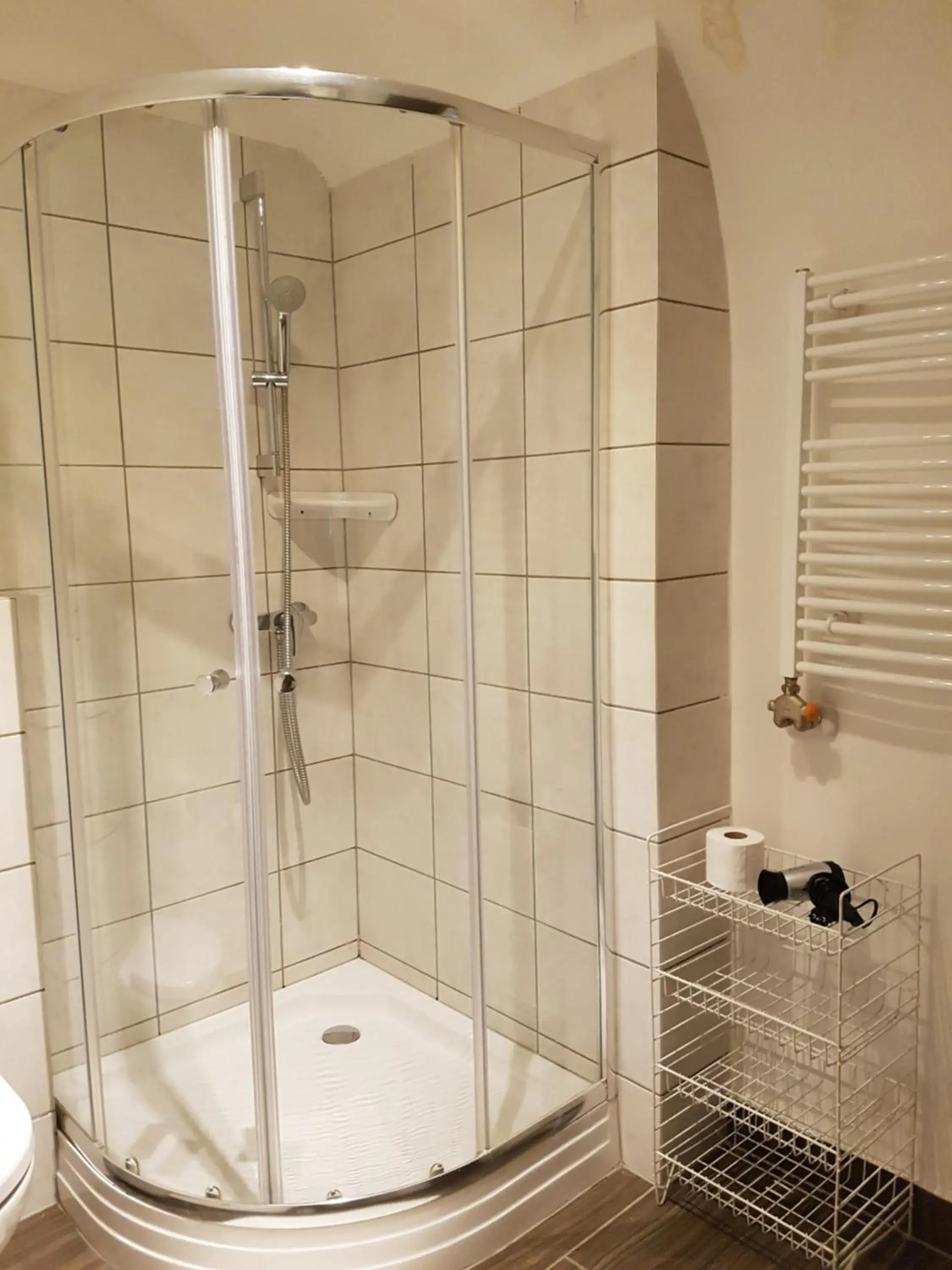 Shower, Bathroom in House Octogon