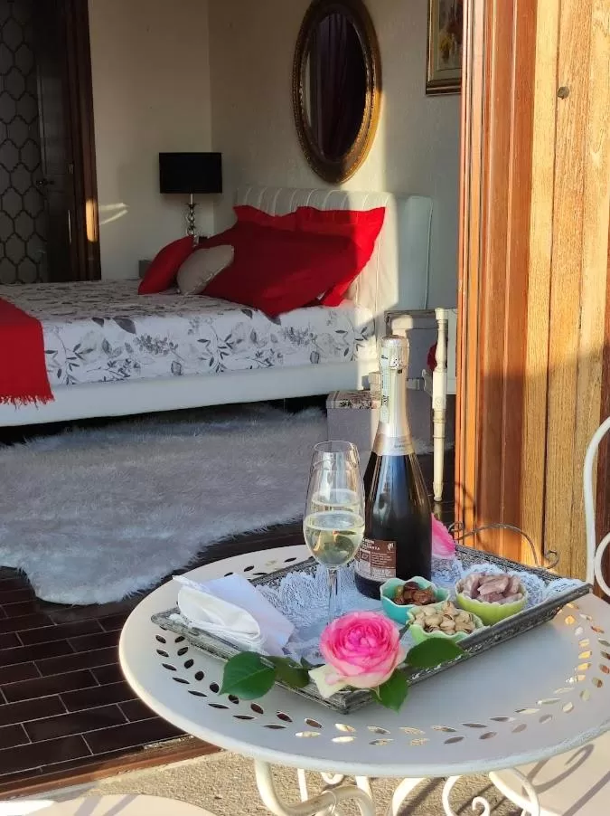 Drinks in Villa Pieve