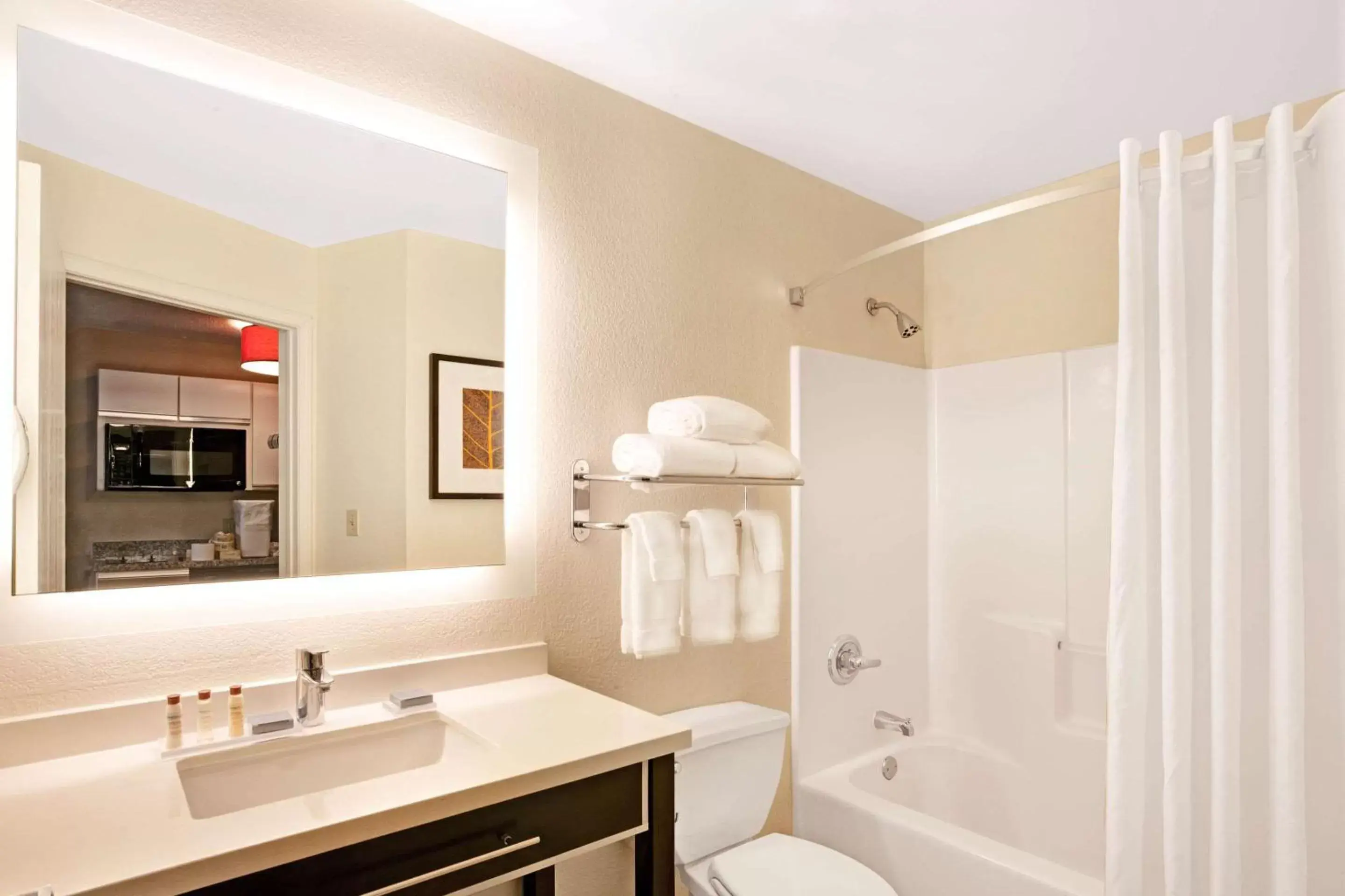 Bathroom in MainStay Suites Chicago Hoffman Estates