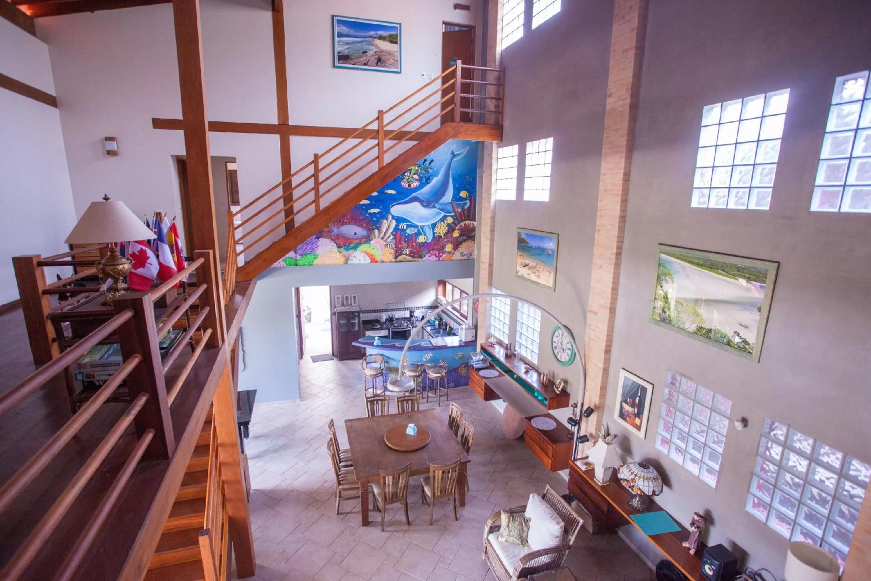 Living room in Ubatuba Ecologic Pousada