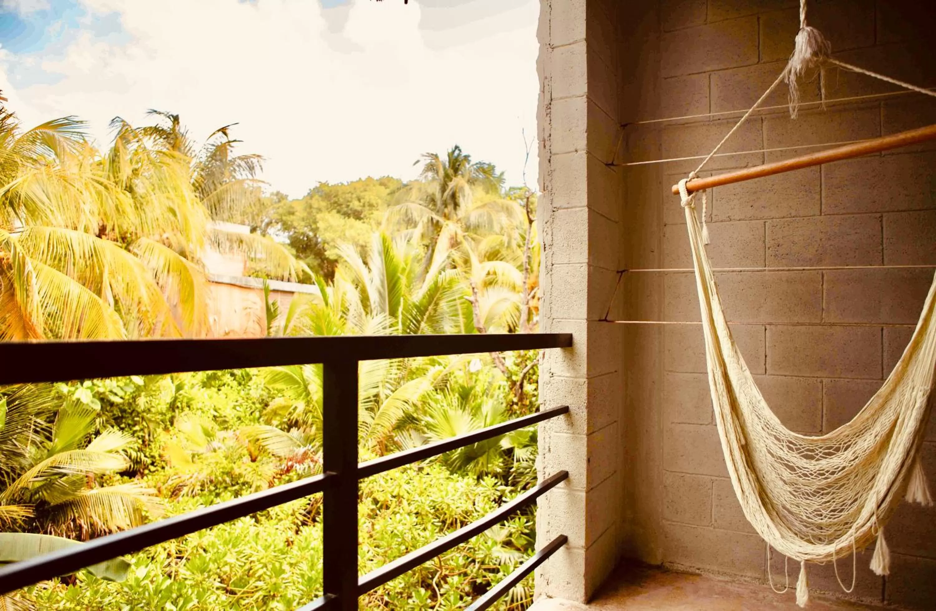 Balcony/Terrace in Nomads Hotel, Hostel & Beachclub