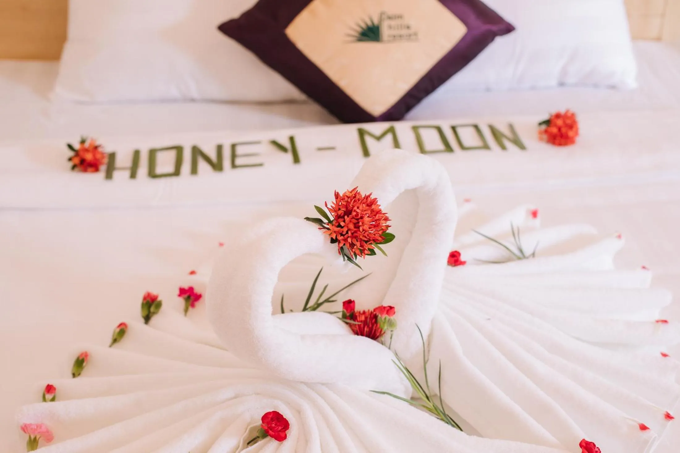 Property logo or sign, Bed in Palm Hills Resort