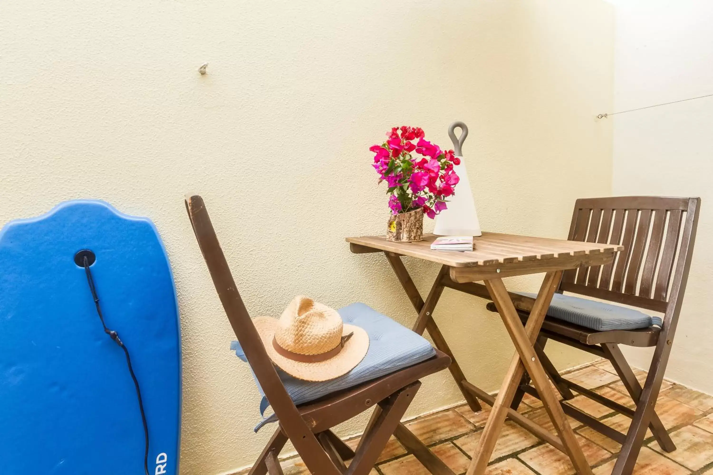 Patio in Luz Beach Apartments