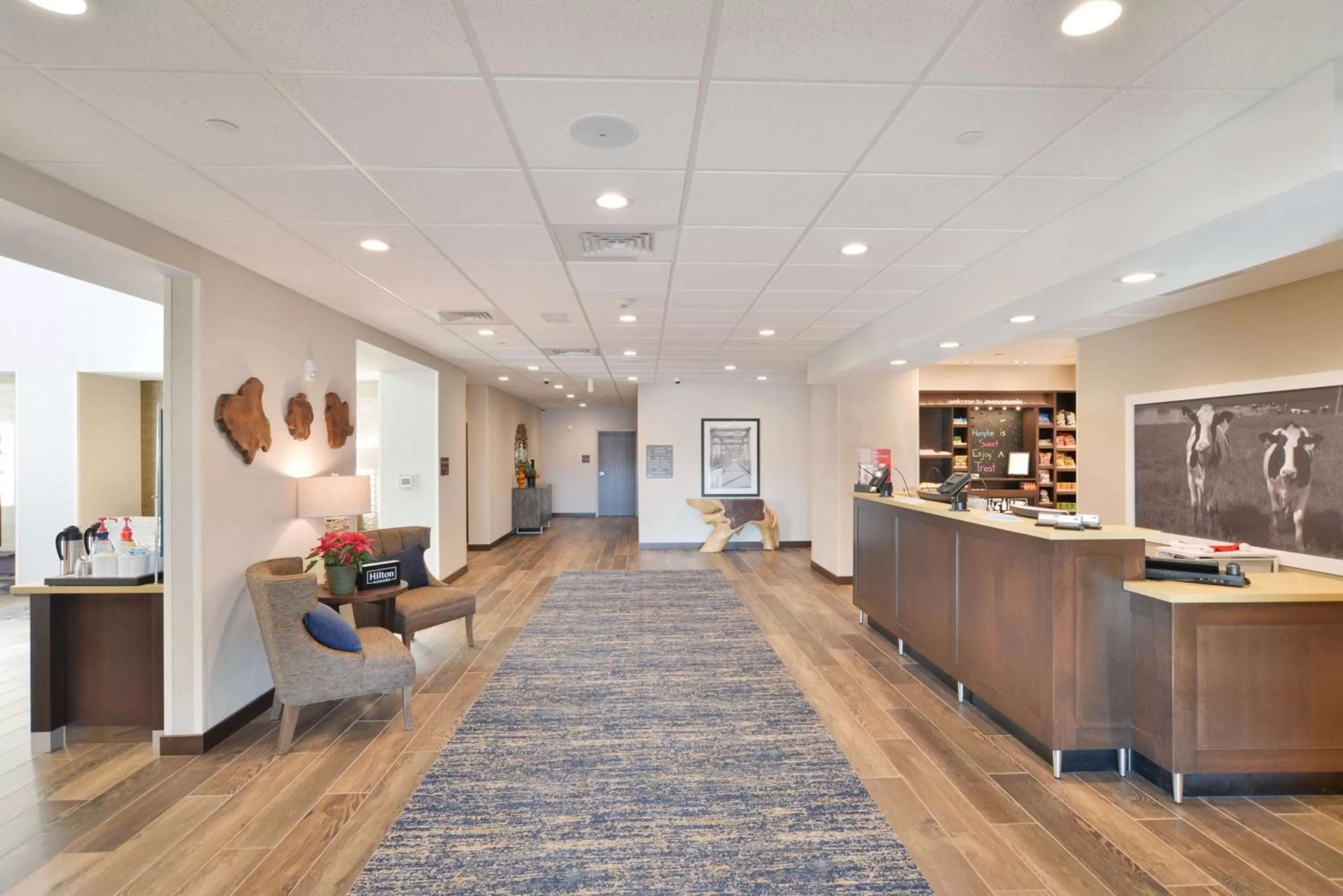 Lobby or reception in Hampton Inn & Suites Menomonie-UW Stout