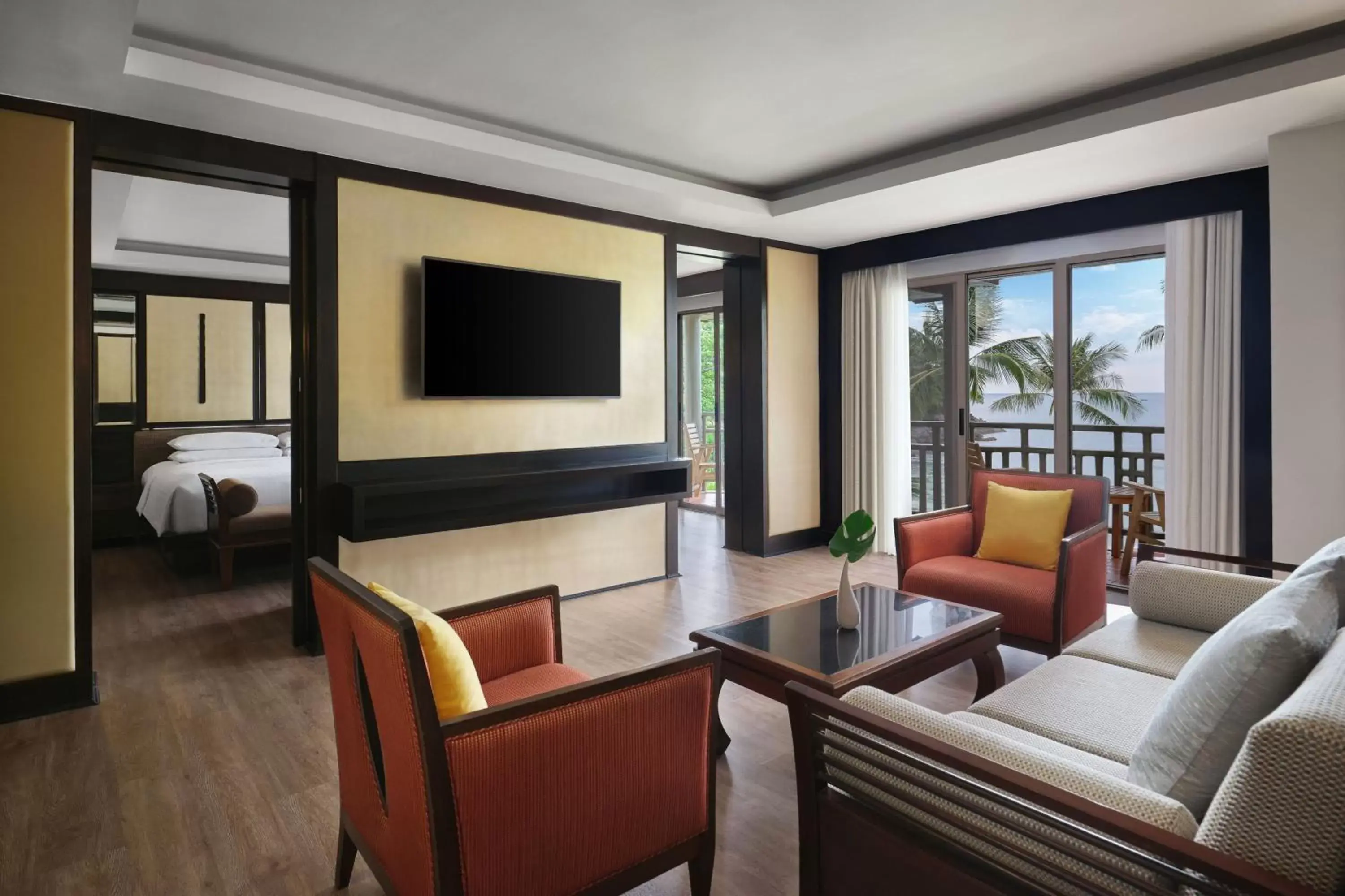 Living room, Seating Area in Phuket Marriott Resort & Spa, Merlin Beach