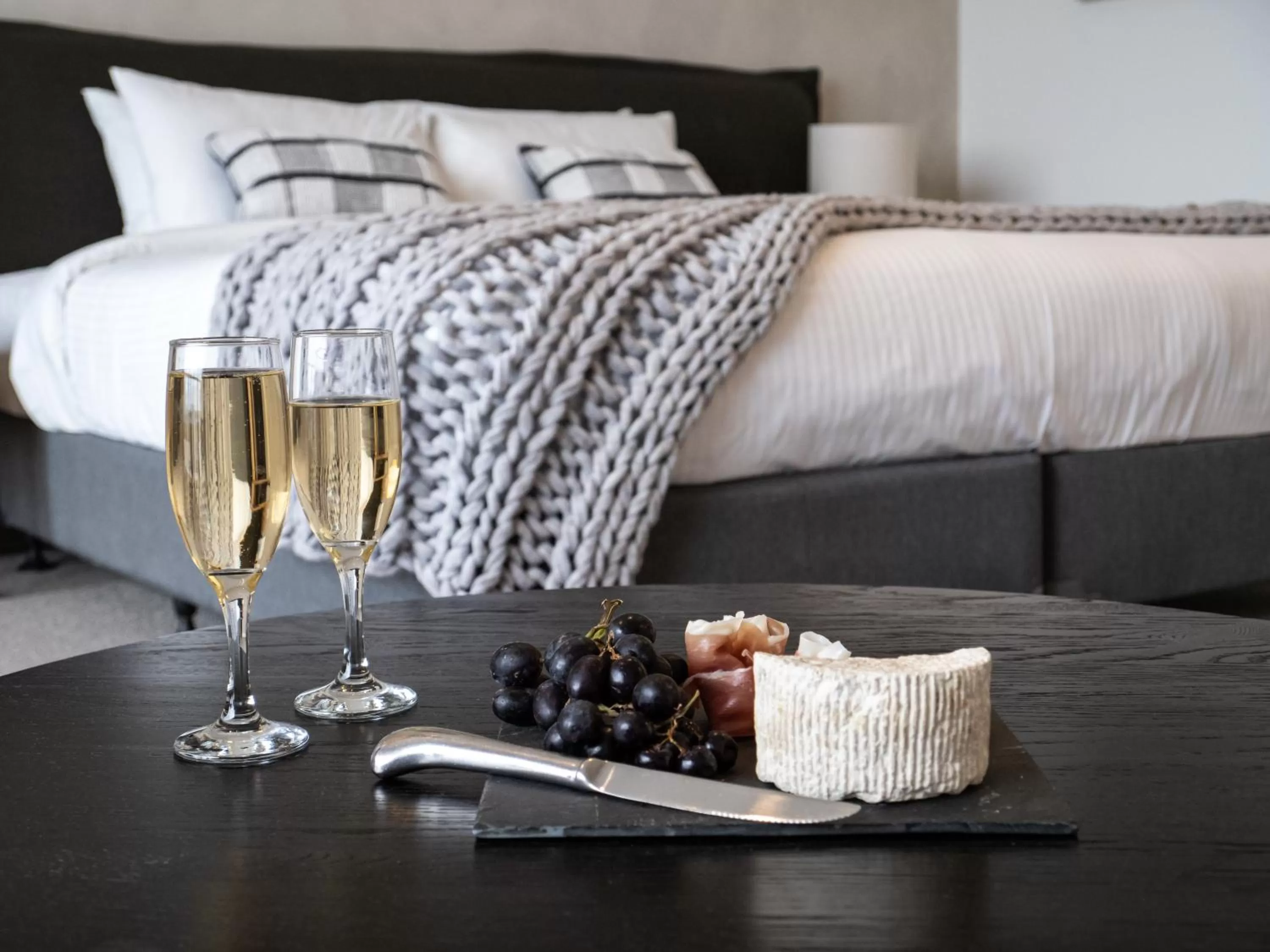 Bed in Links Lodge at The Dunes