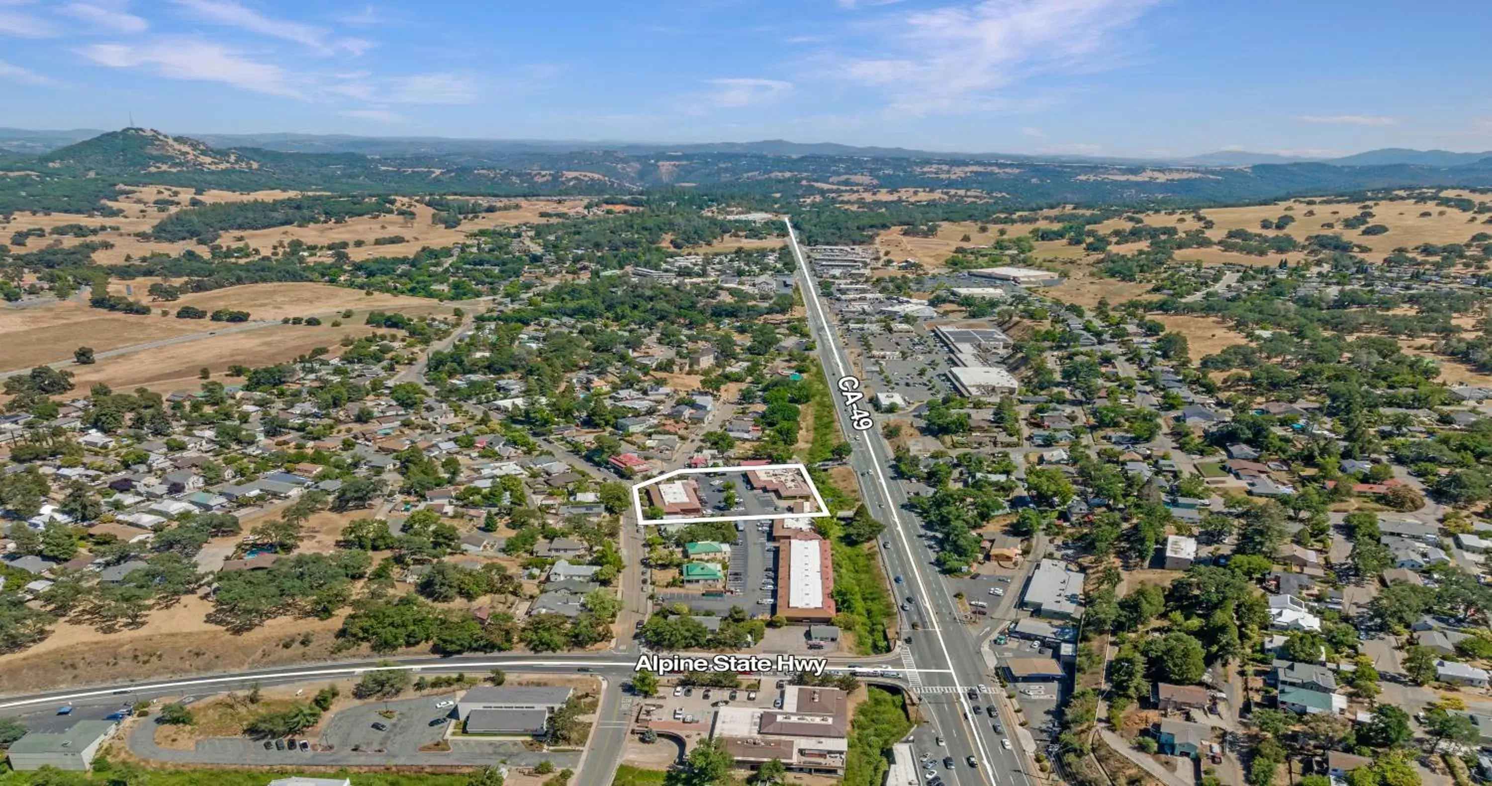 View (from property/room), Bird's-eye View in Best Western Amador Inn