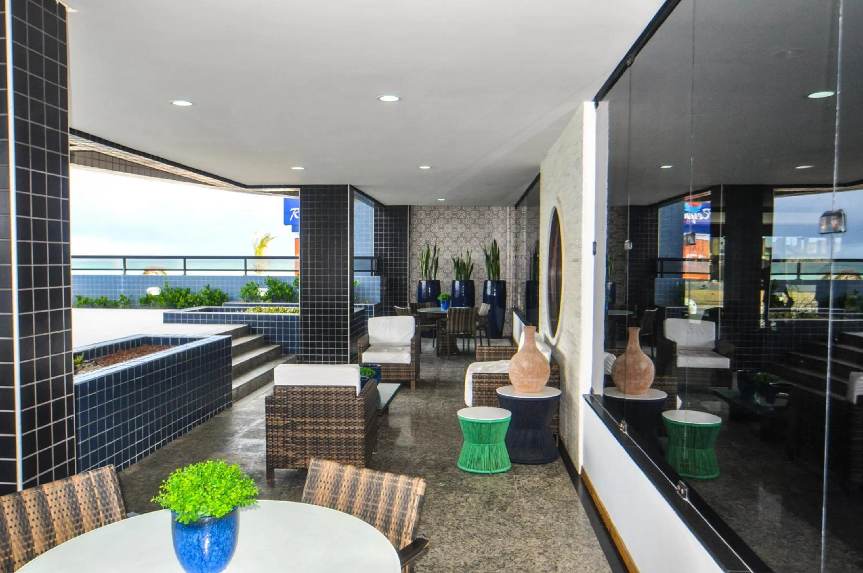 Patio in Reymar Hotel Maceió
