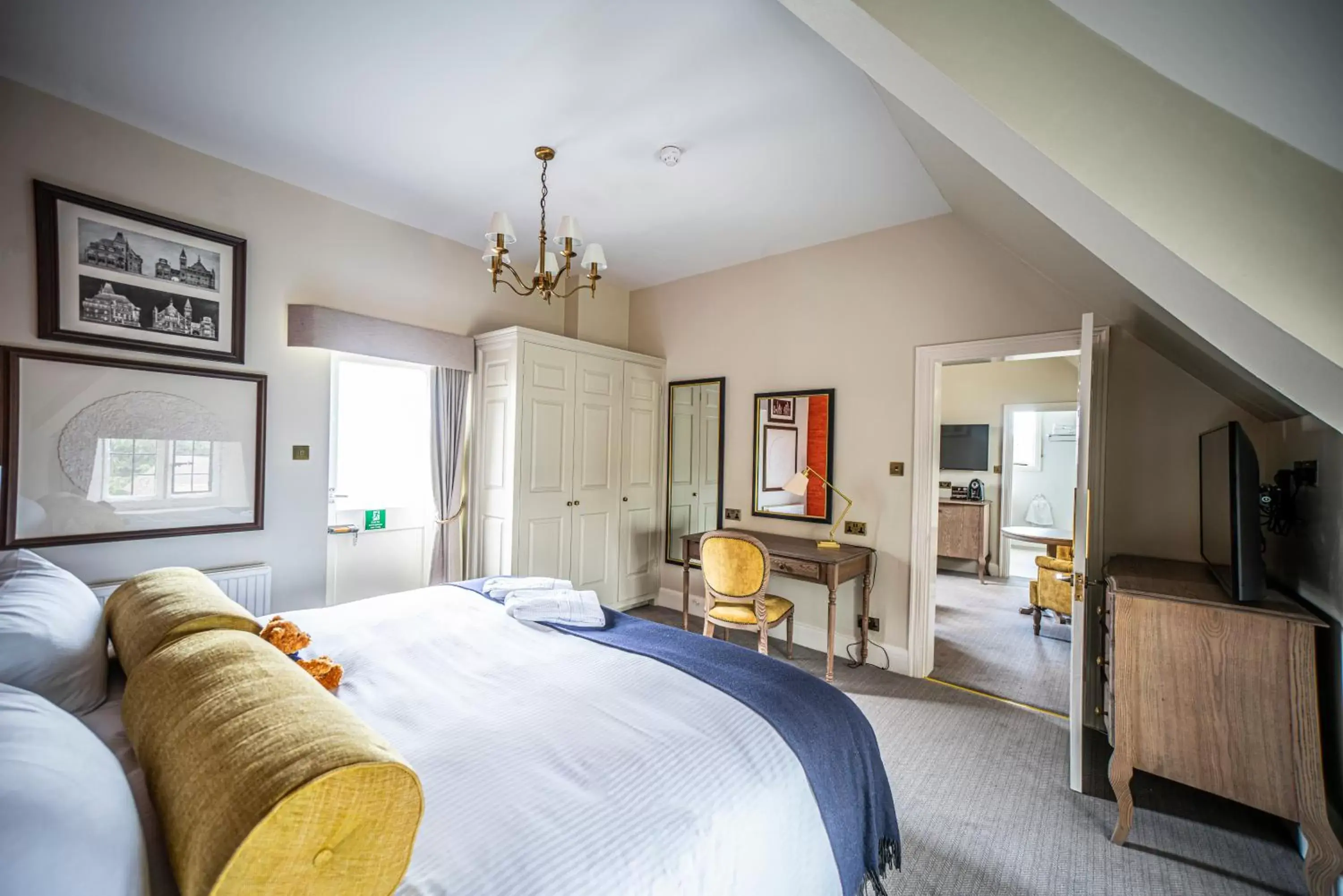 Bed in The Billesley Manor Hotel