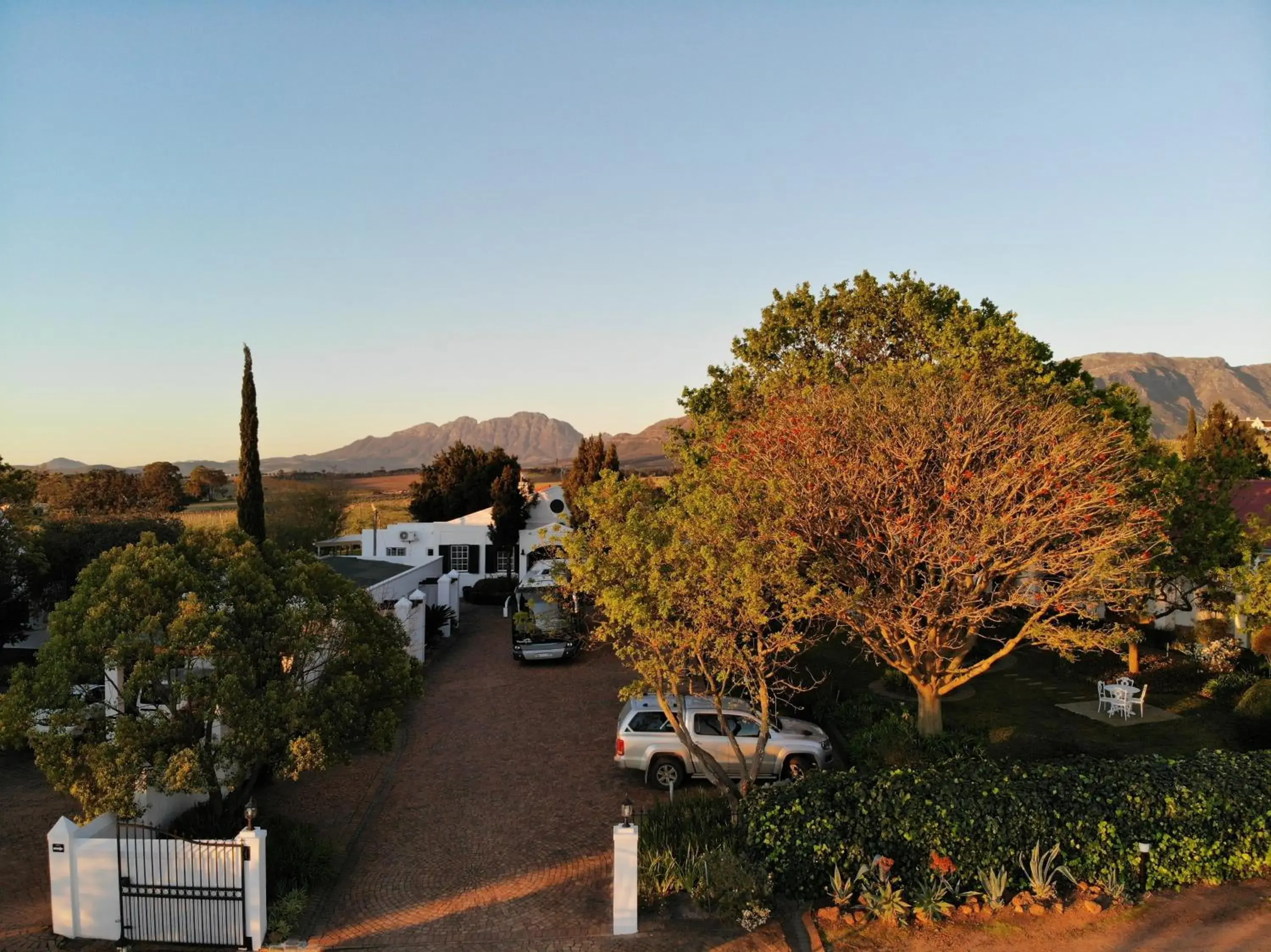 Bird's eye view in Eikendal Lodge