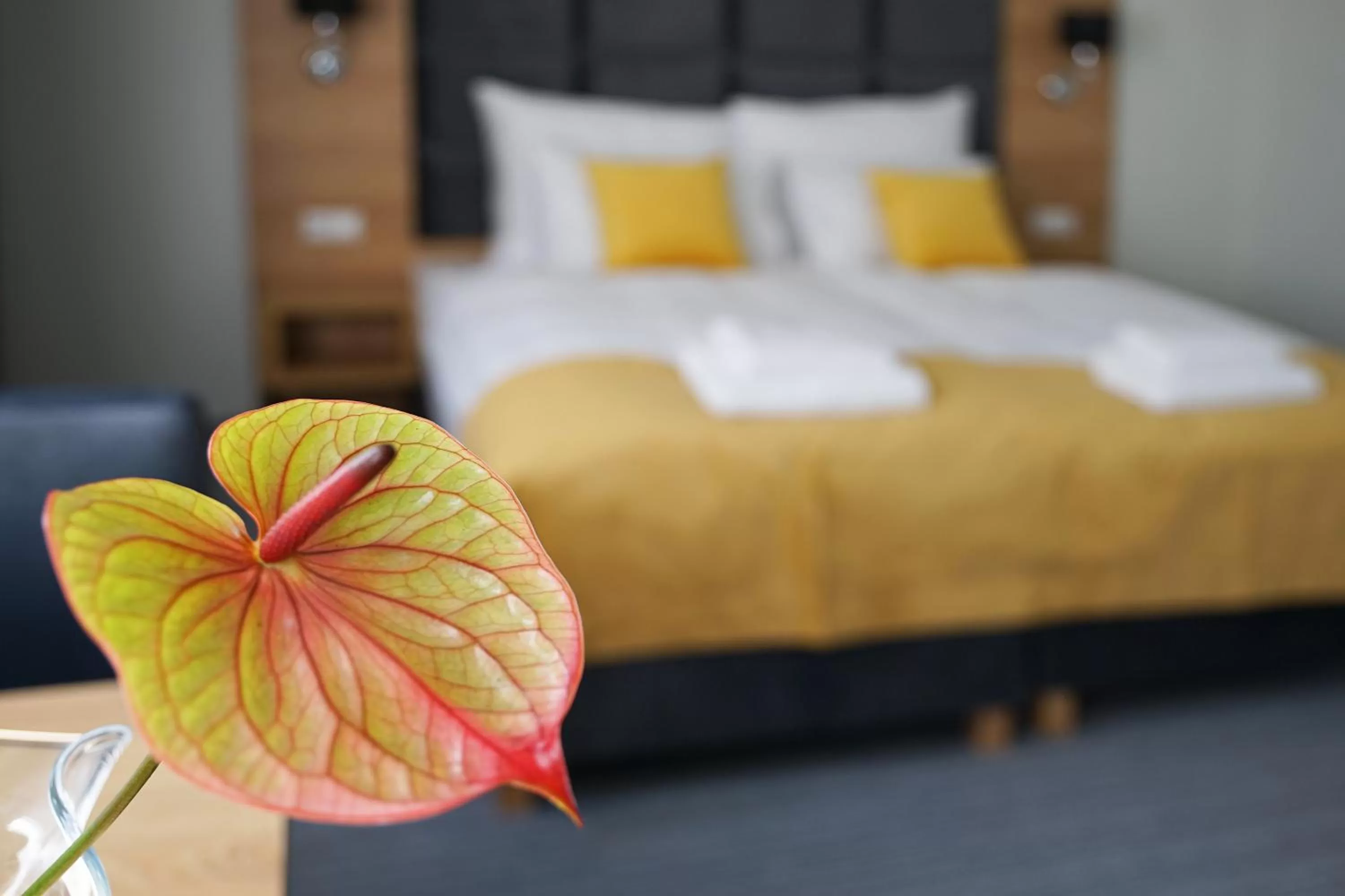 Bed in FACTORY RESORT wellness & spa