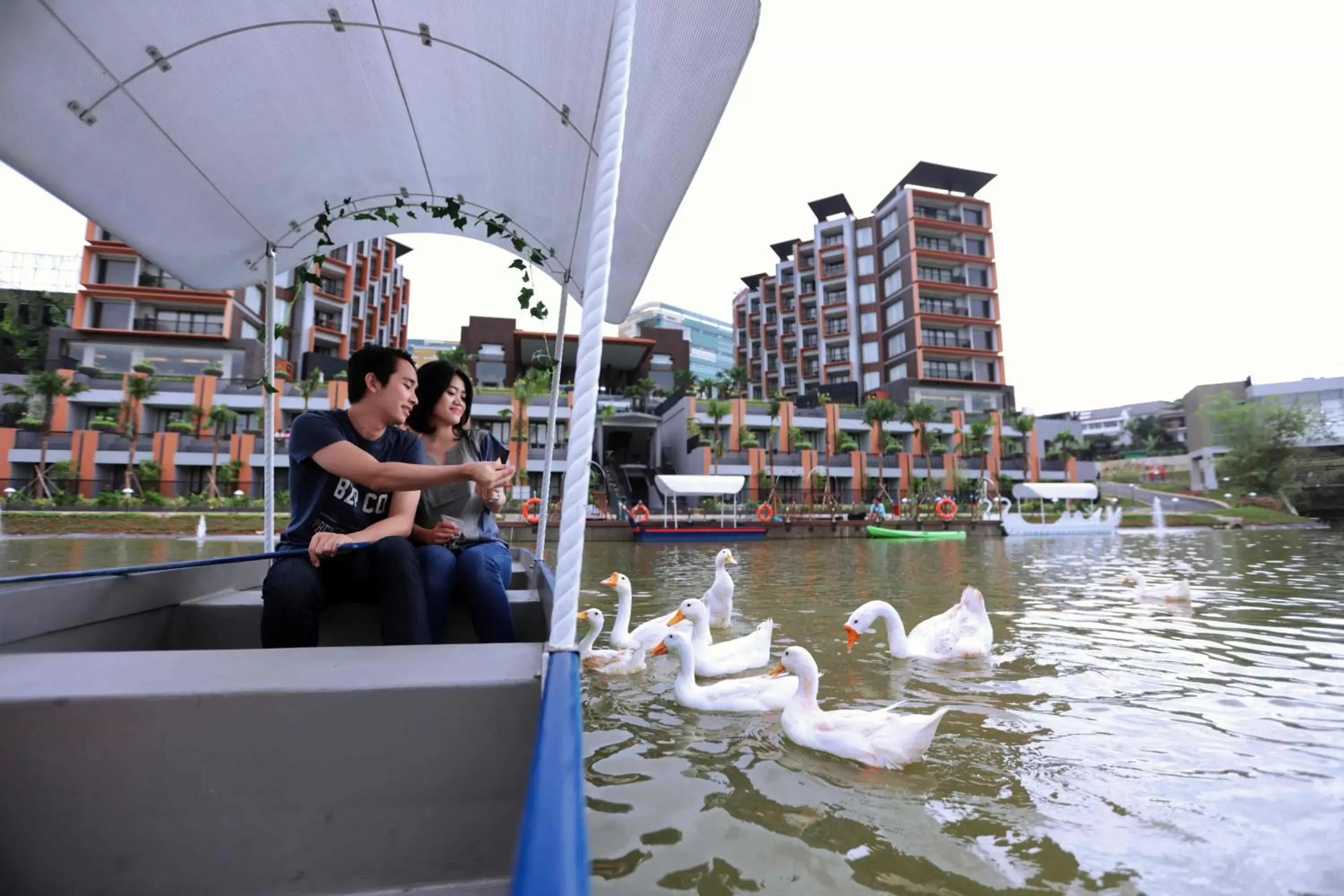 Canoeing in ASTON Sentul Lake Resort & Conference Center