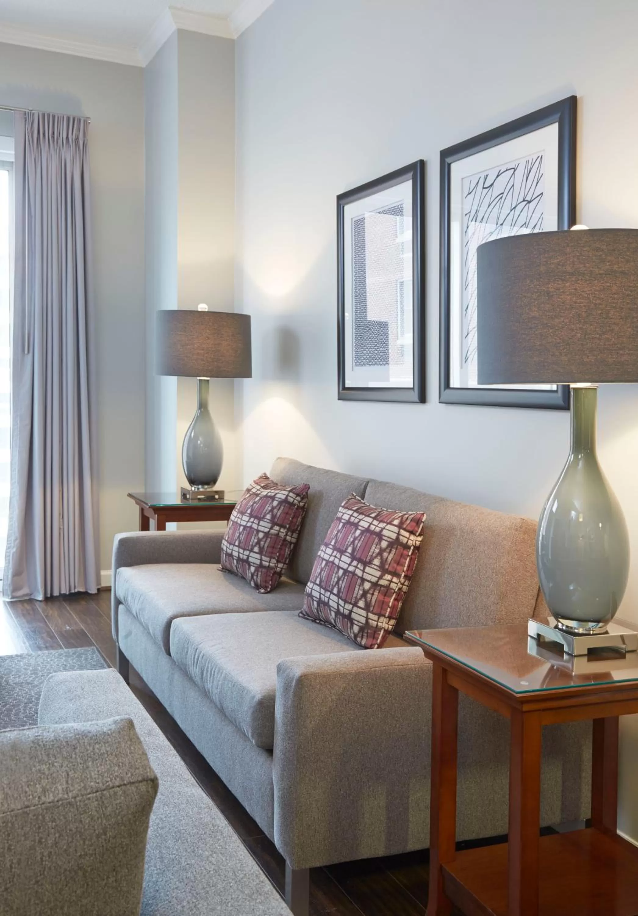 Living room in The Georgian Terrace