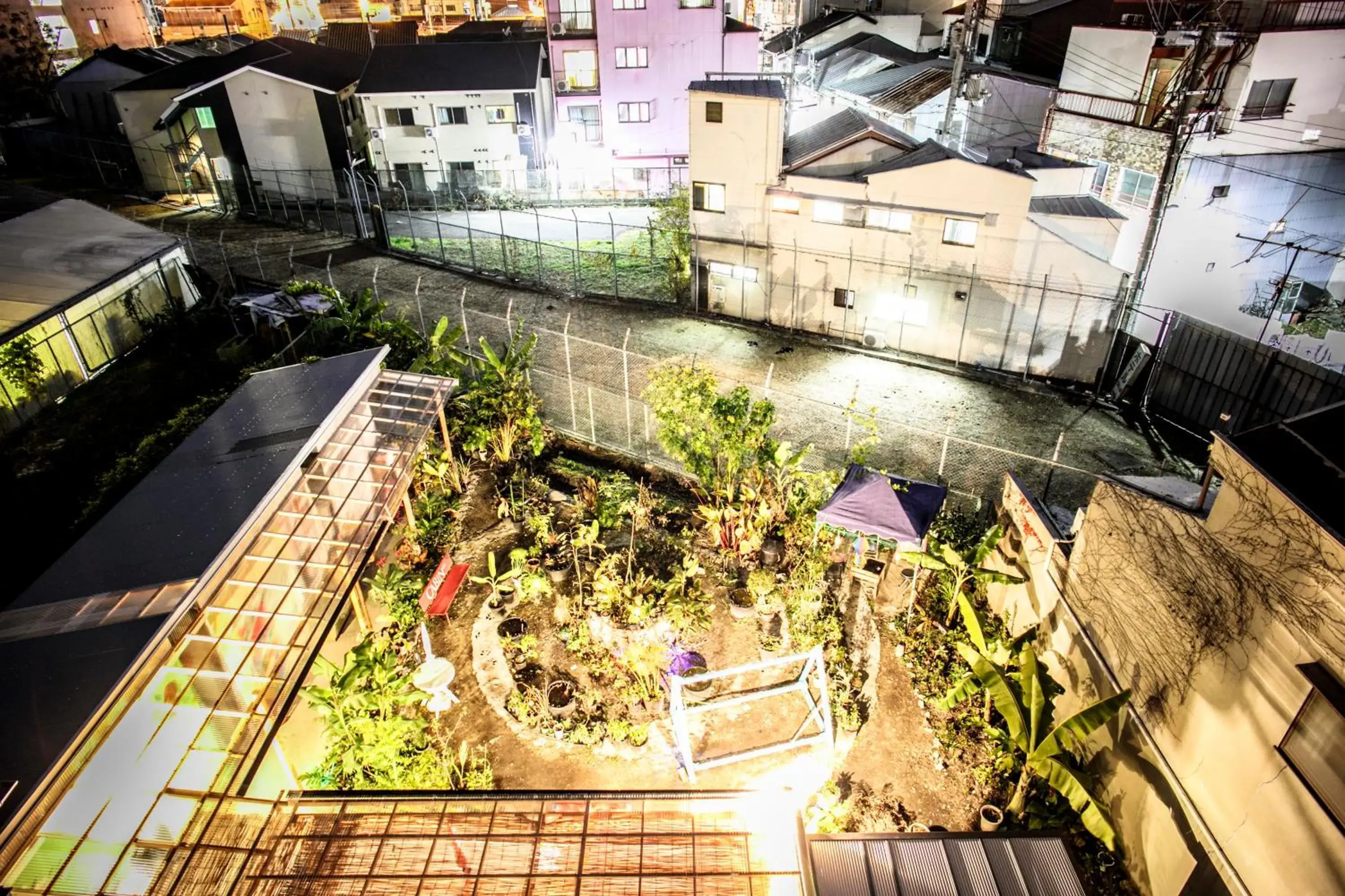 Property building, Bird's-eye View in Kamagasaki University of the Arts Cafe Garden Guest House aka KAMAGEI