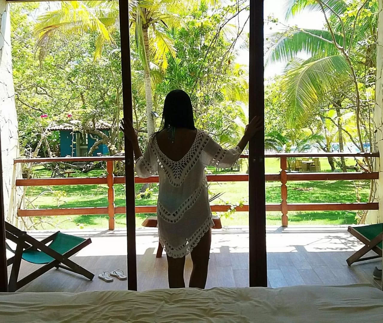 Patio in Pousada Sitio da Bia