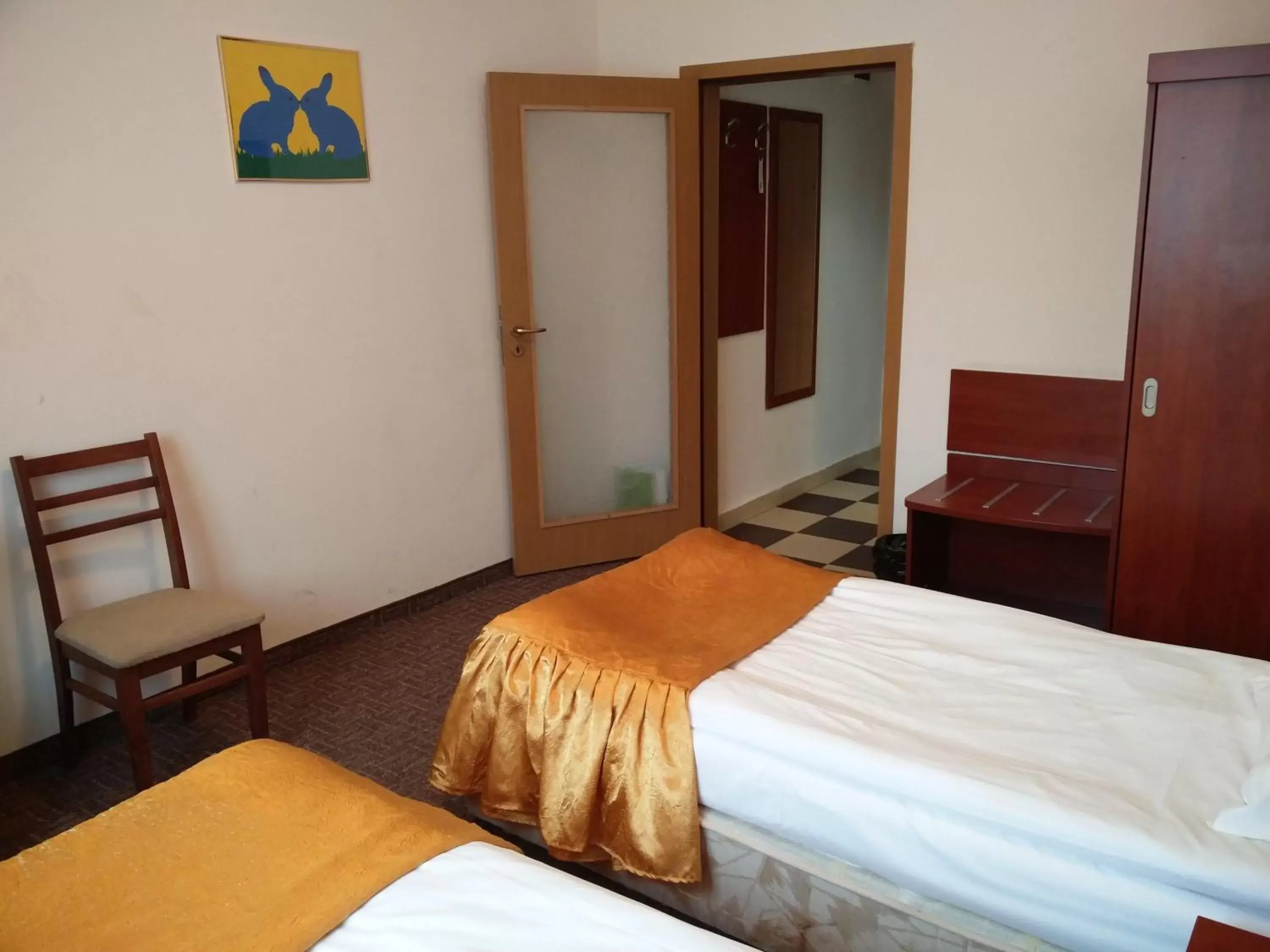 Bedroom, Bed in Slavyanska Beseda Hotel