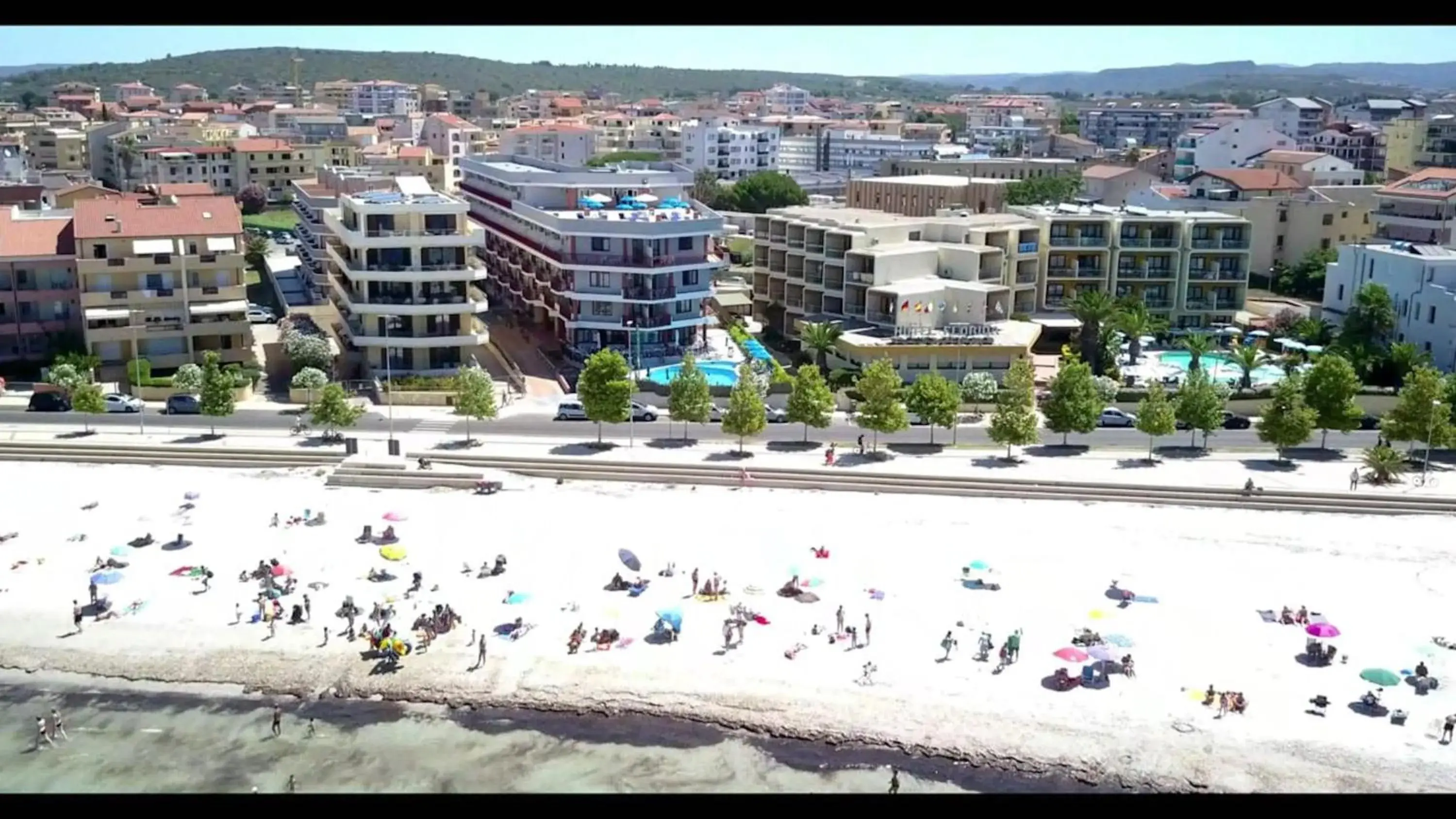 Beach, Bird's-eye View in Hotel Soleado