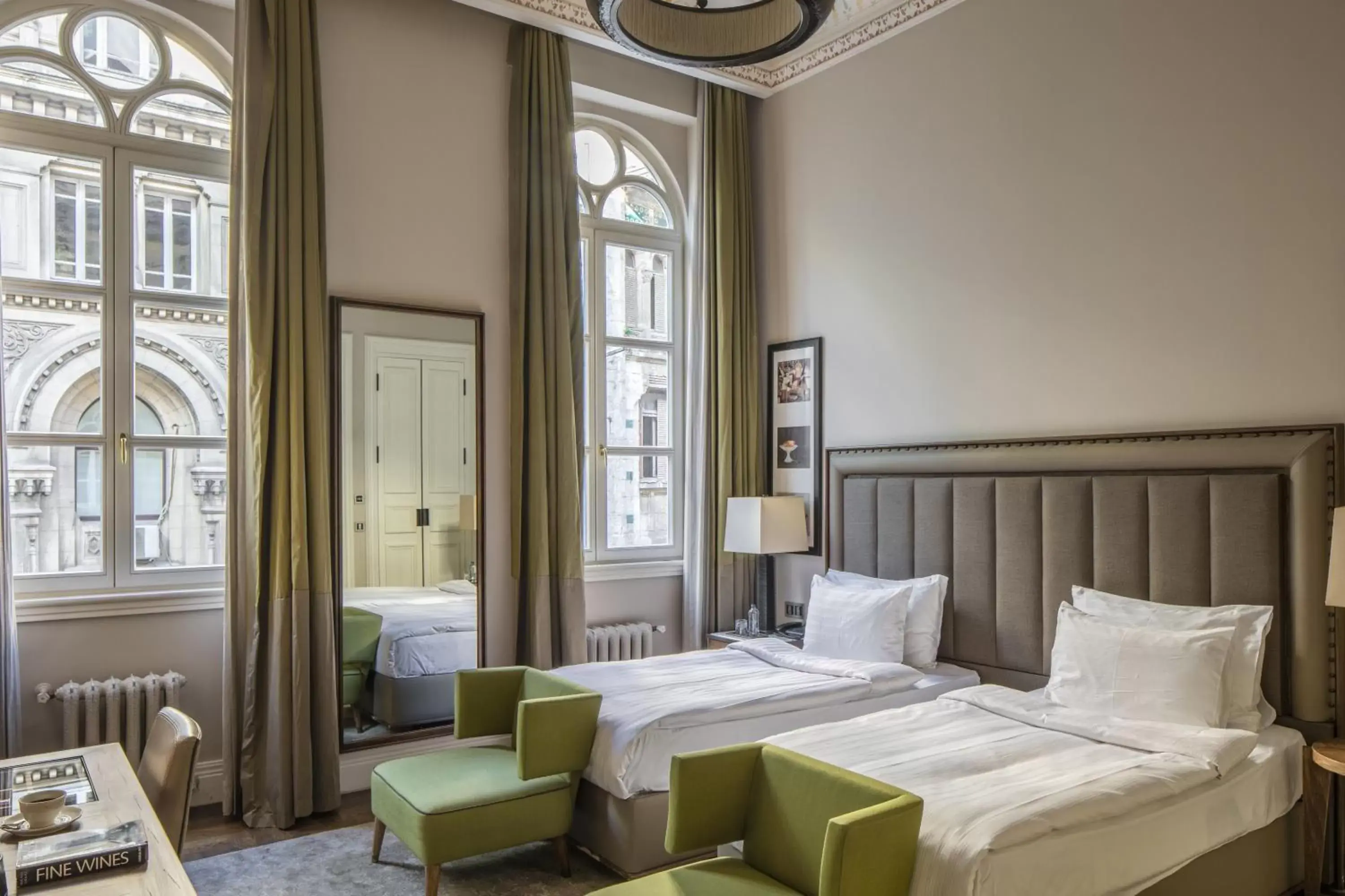 Bed in The Bank Hotel Istanbul, a Member of Design Hotels