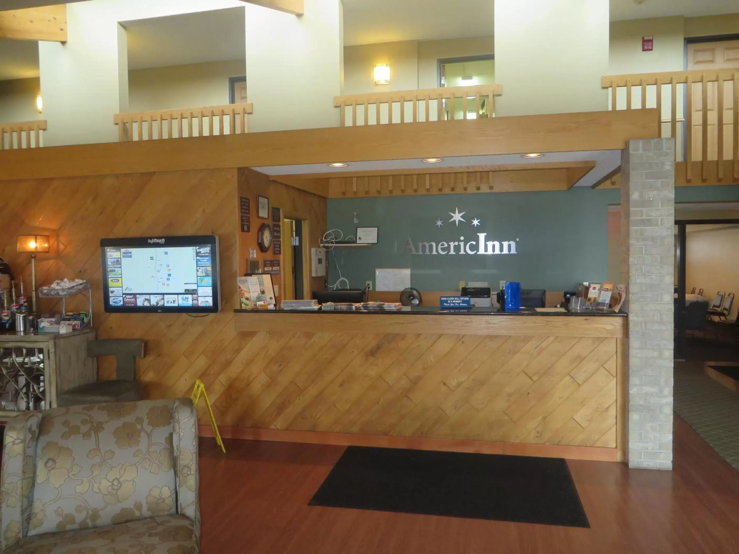 Lobby or reception in AmericInn by Wyndham Rice Lake