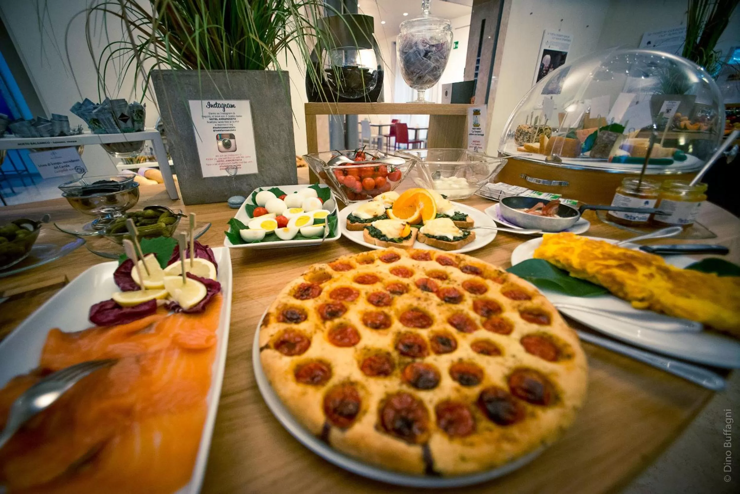 Buffet breakfast in Hotel Annunziata