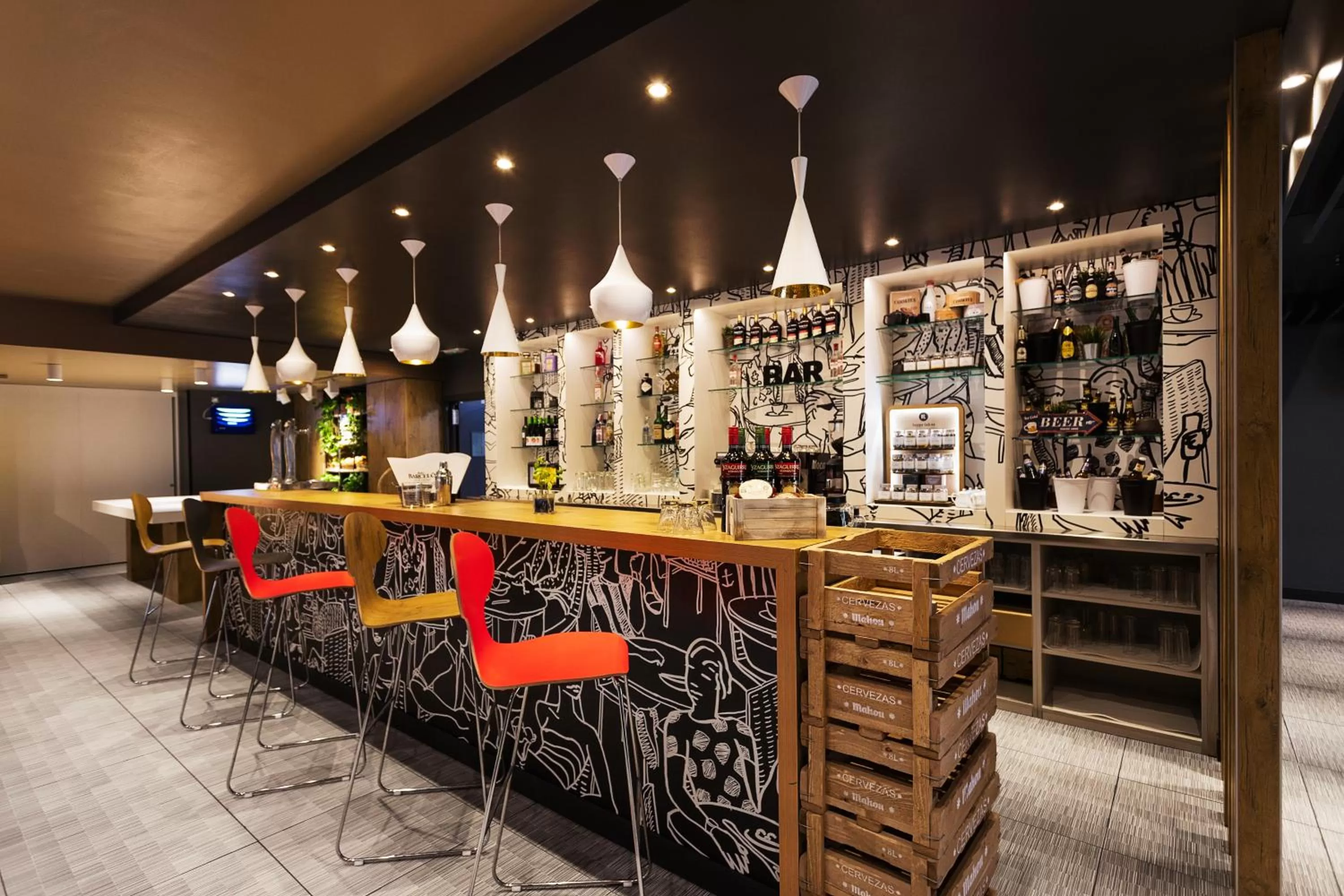 Lounge or bar in Ibis Salamanca