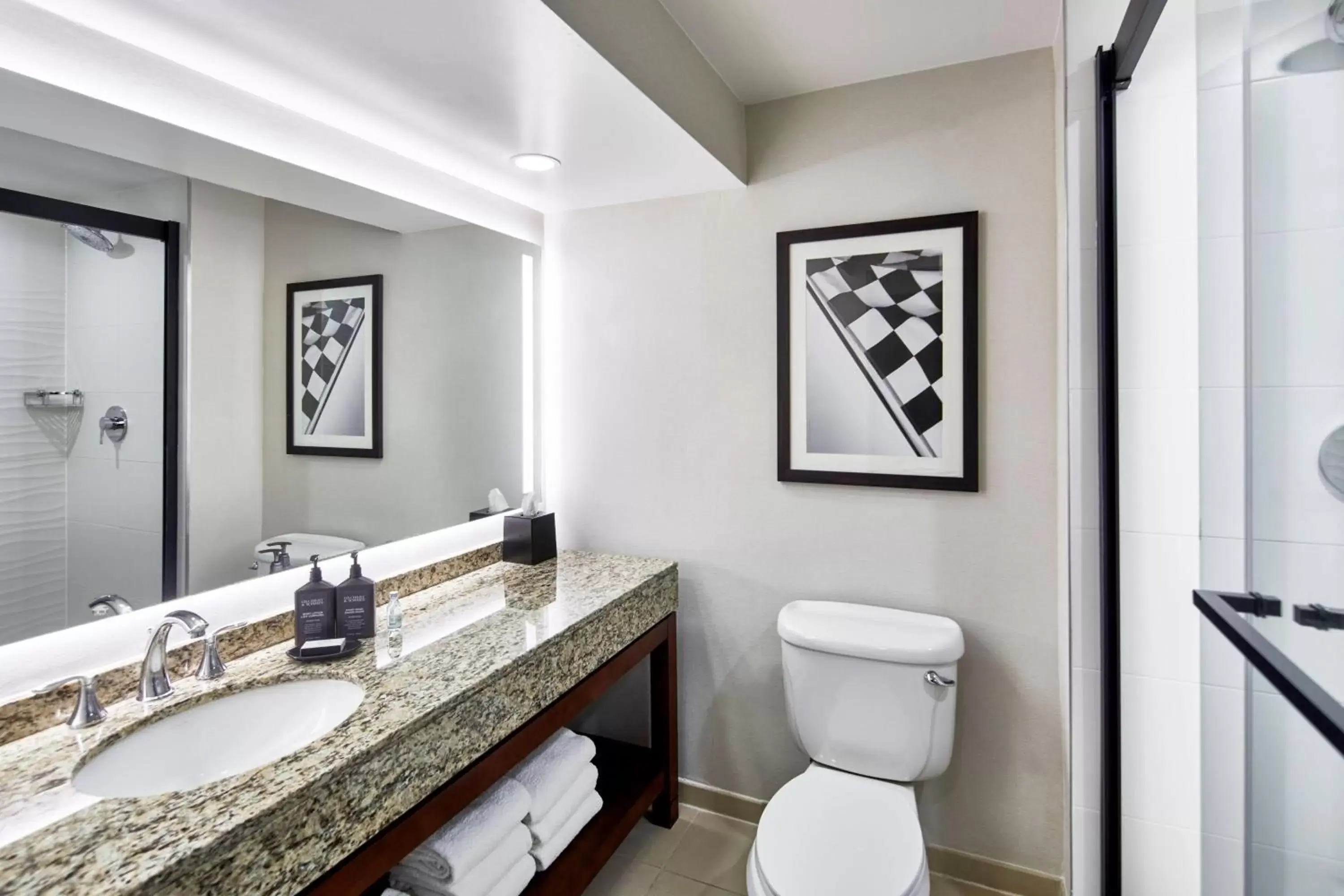 Bathroom in Sheraton Indianapolis Hotel at Keystone Crossing