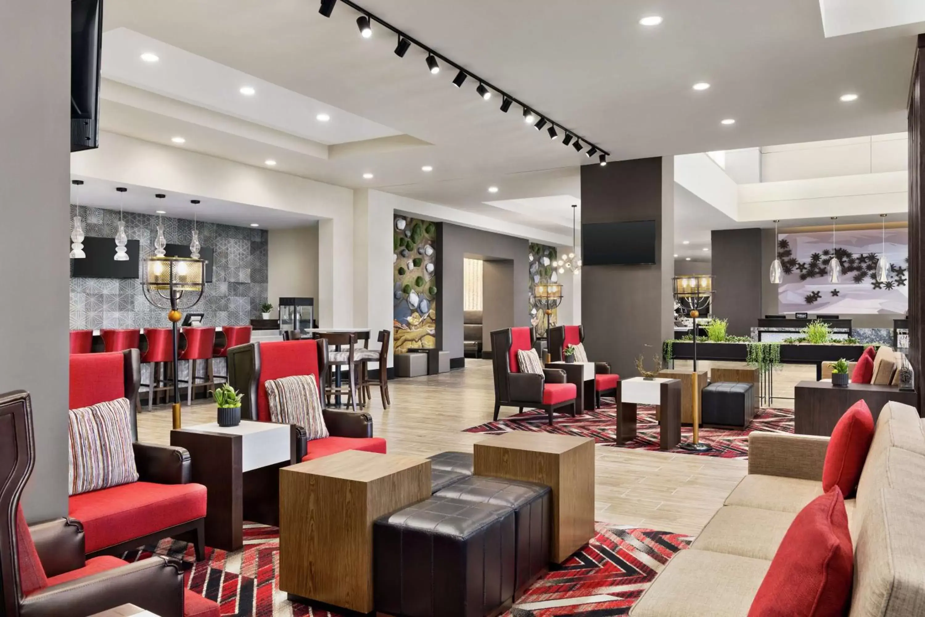 Lobby or reception, Restaurant/Places to Eat in Embassy Suites by Hilton Round Rock