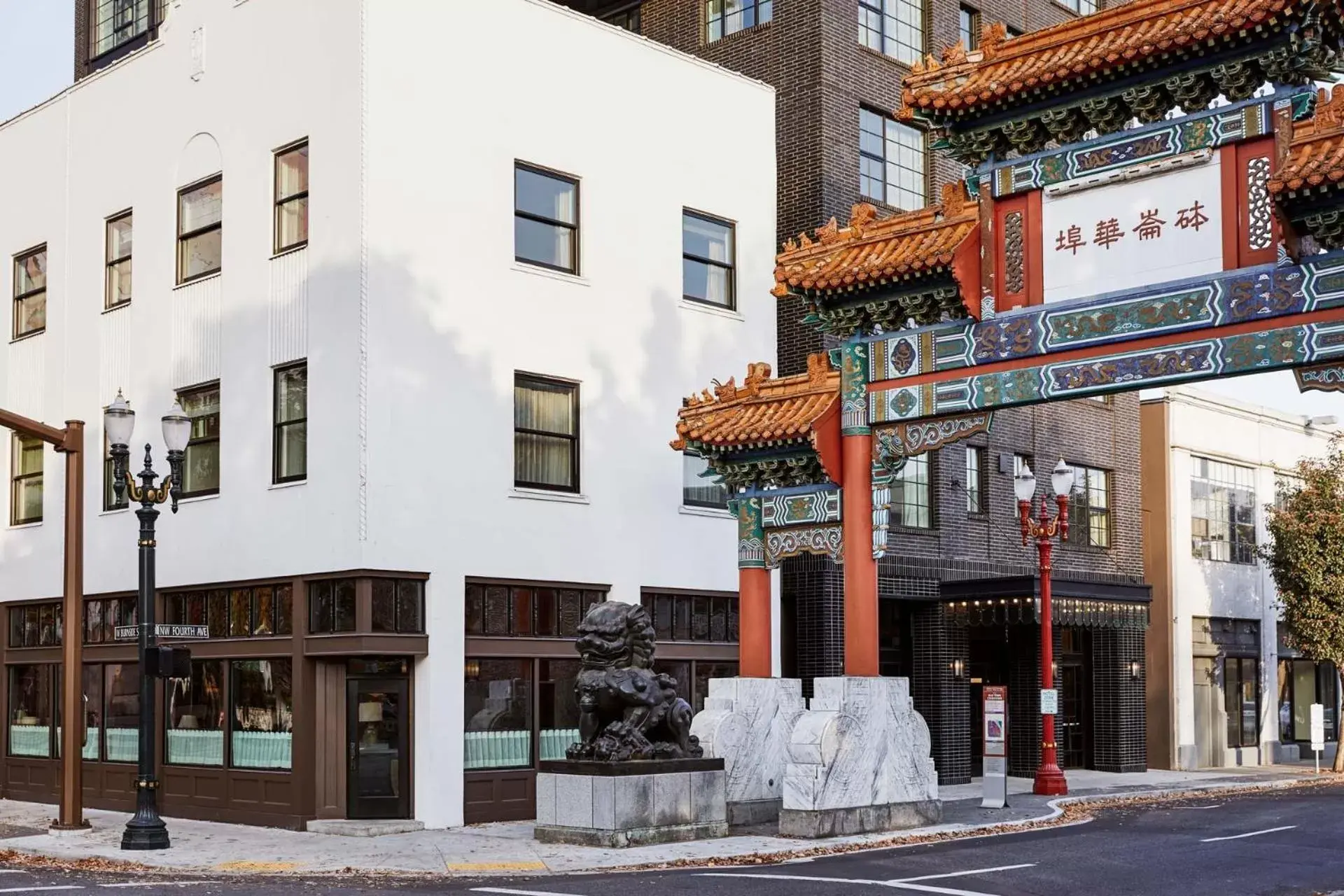 Property building in The Hoxton, Portland Property building in The Hoxton, Portland