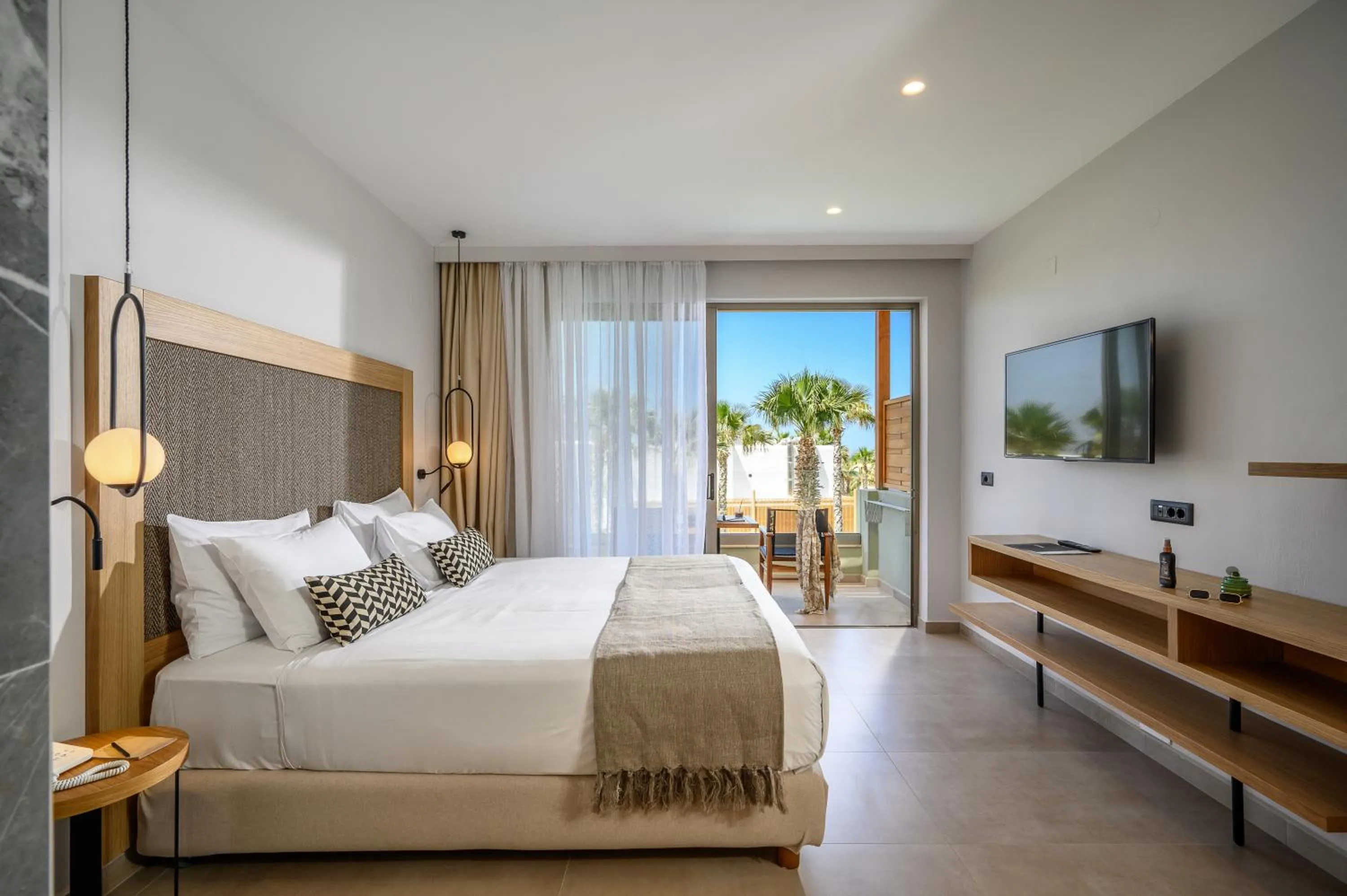 Bed in Stella Palace Aqua Park Resort