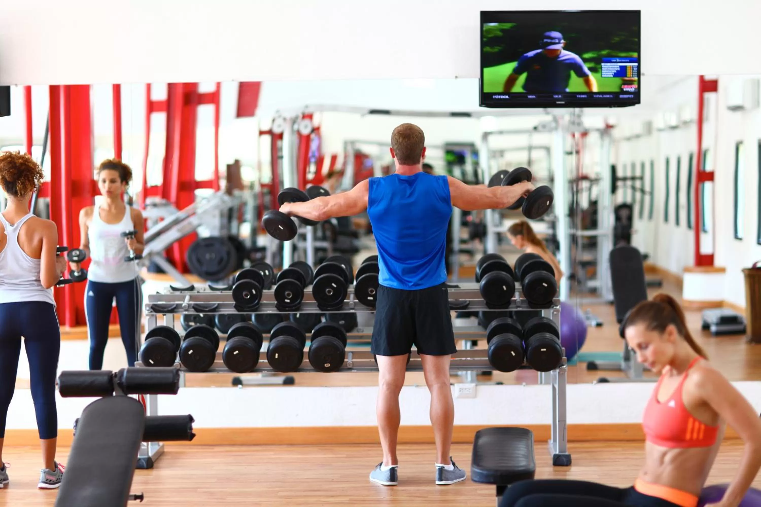 Fitness centre/facilities in Select Club at Sandos Caracol All Inclusive - Adults Only Area