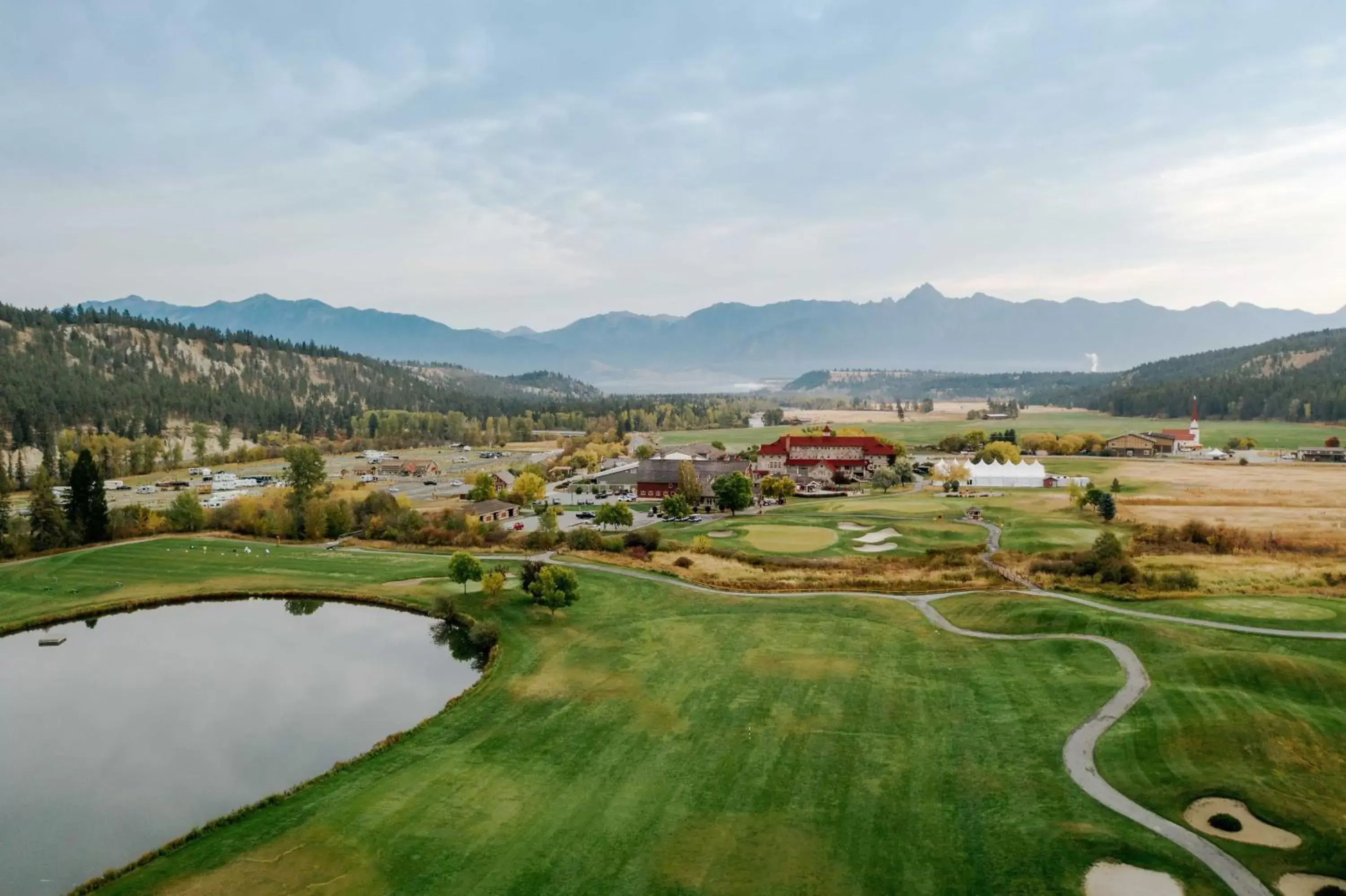 Natural landscape, Bird's-eye View in St. Eugene Golf Resort & Casino