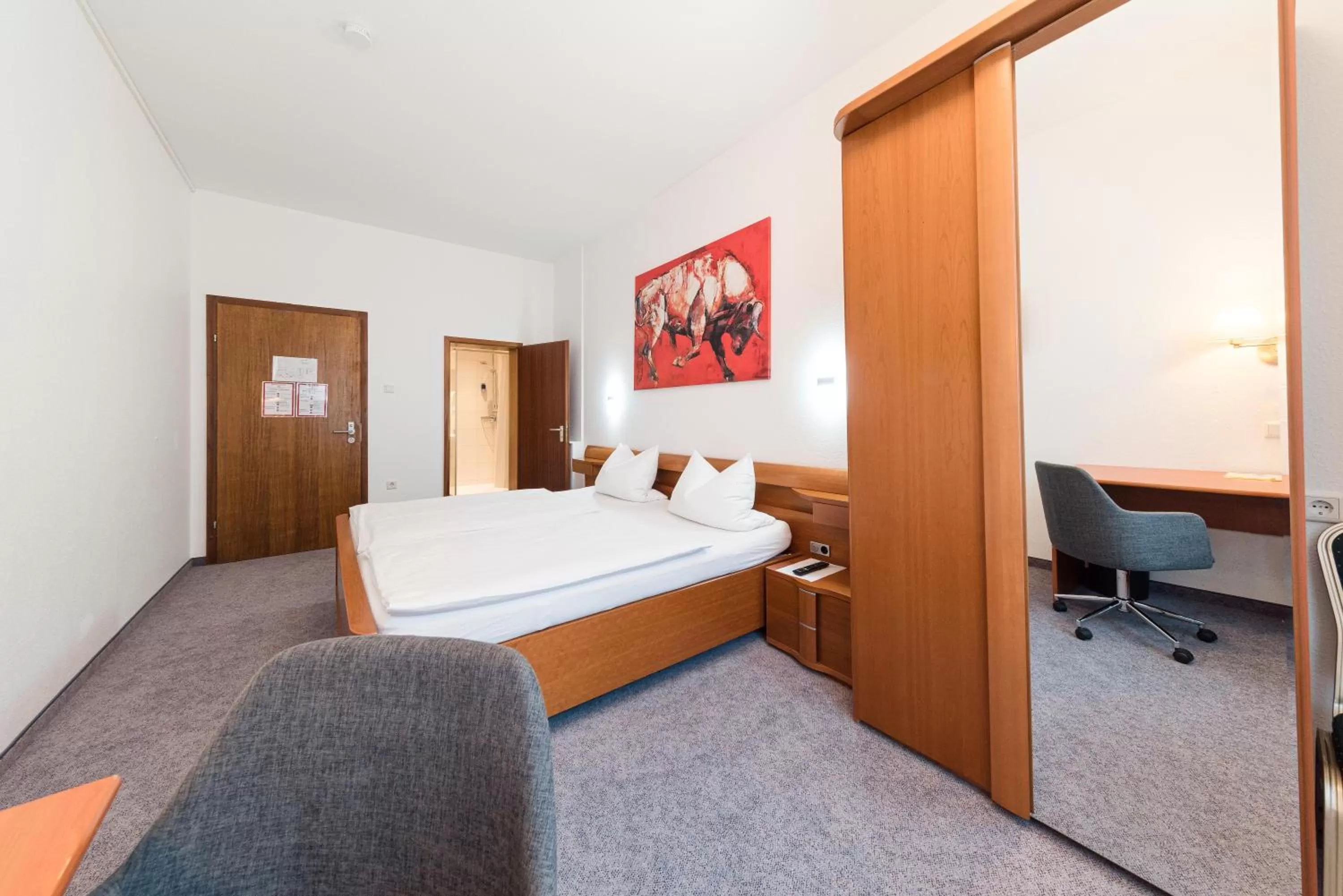 Staff, Bed in PrivatHotel Probst