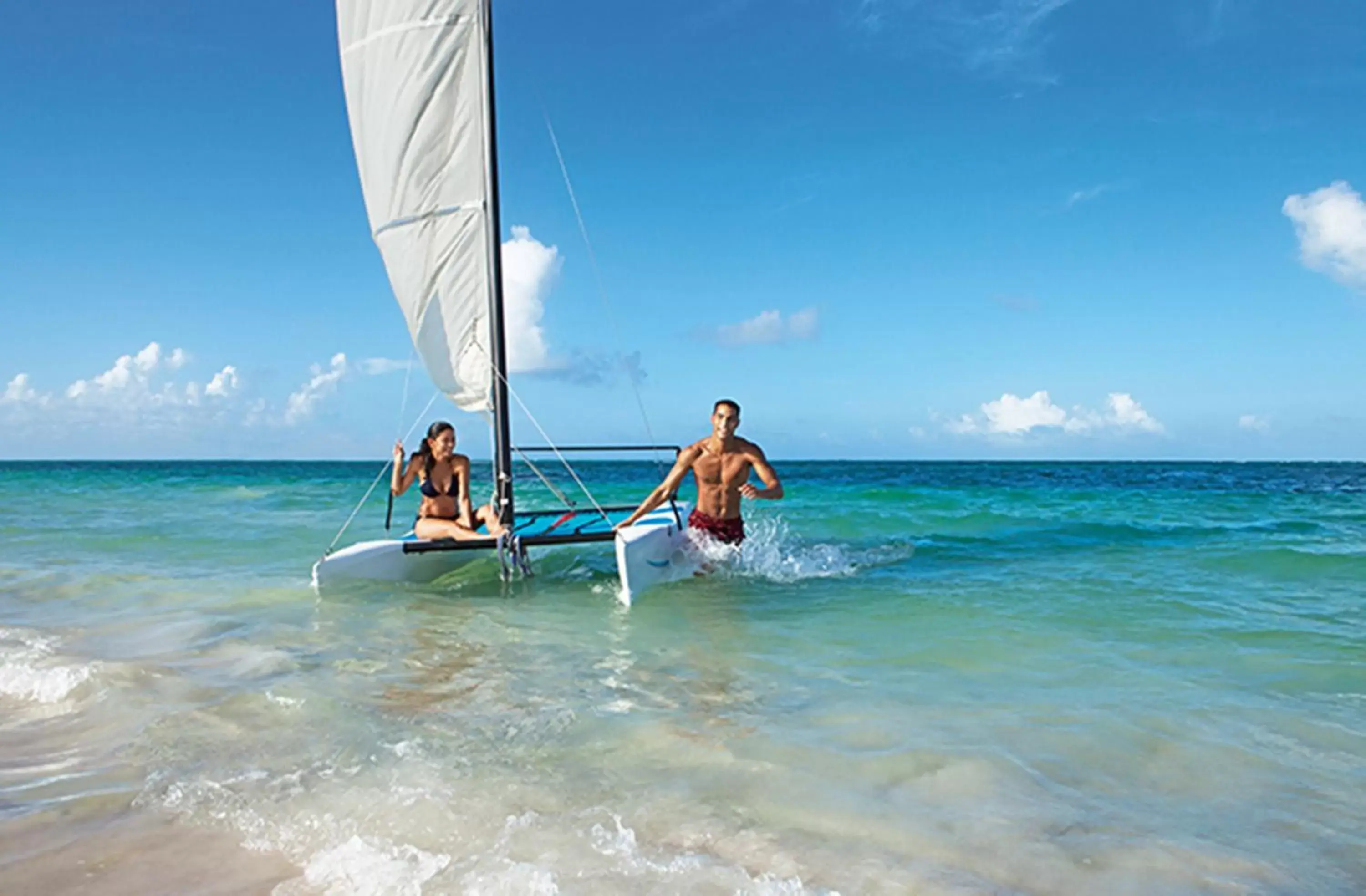 Beach, Windsurfing in Dreams Jade Resort & Spa - All Inclusive