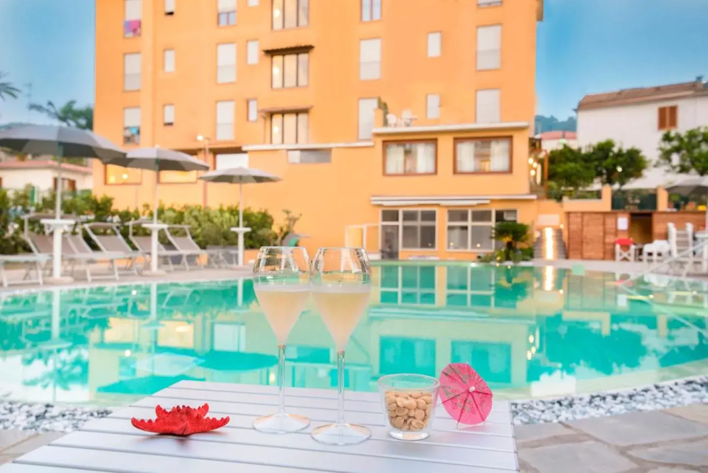 Decorative detail, Swimming Pool in Hotel Leone