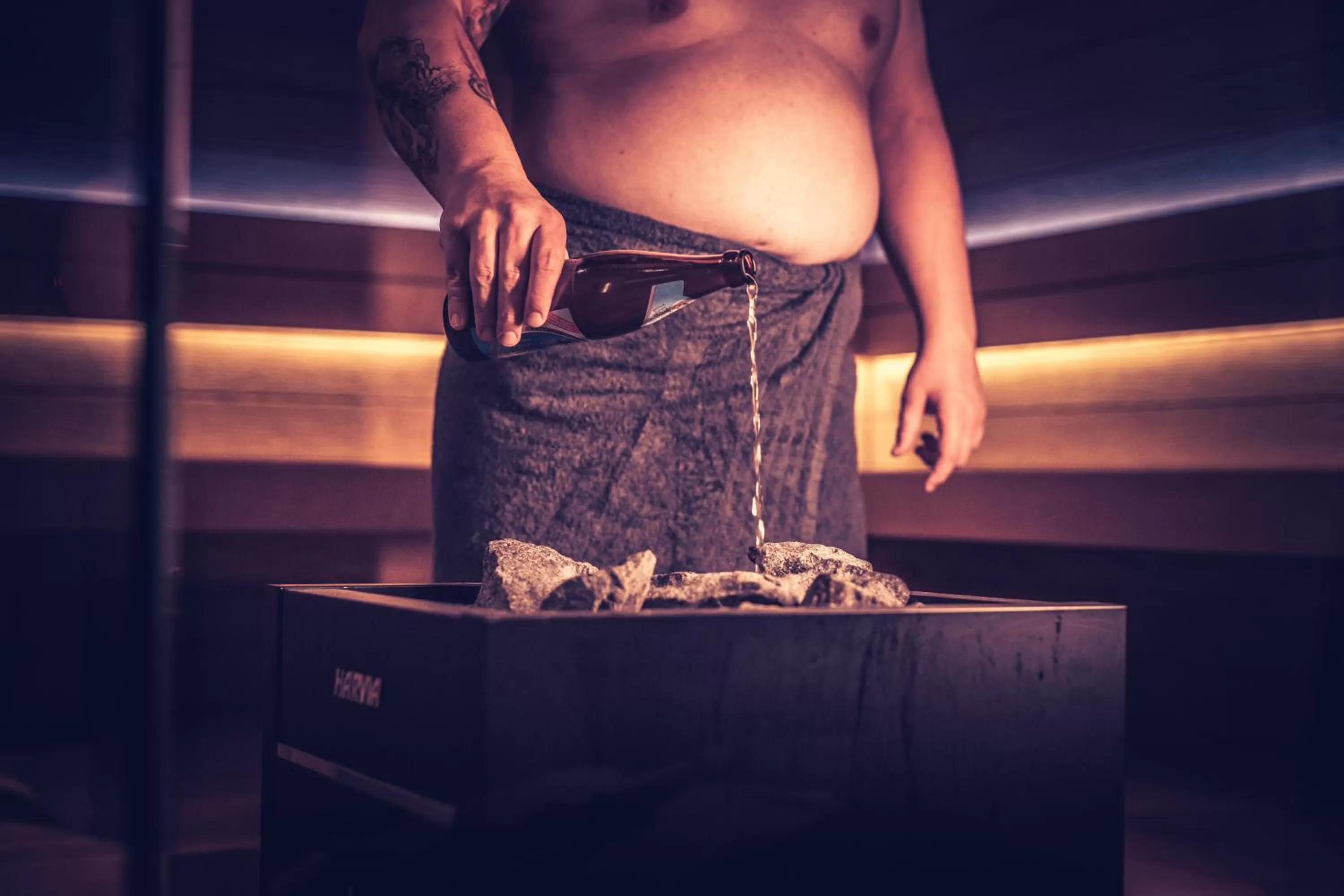 Sauna in Rock&Chill Hotel Falter