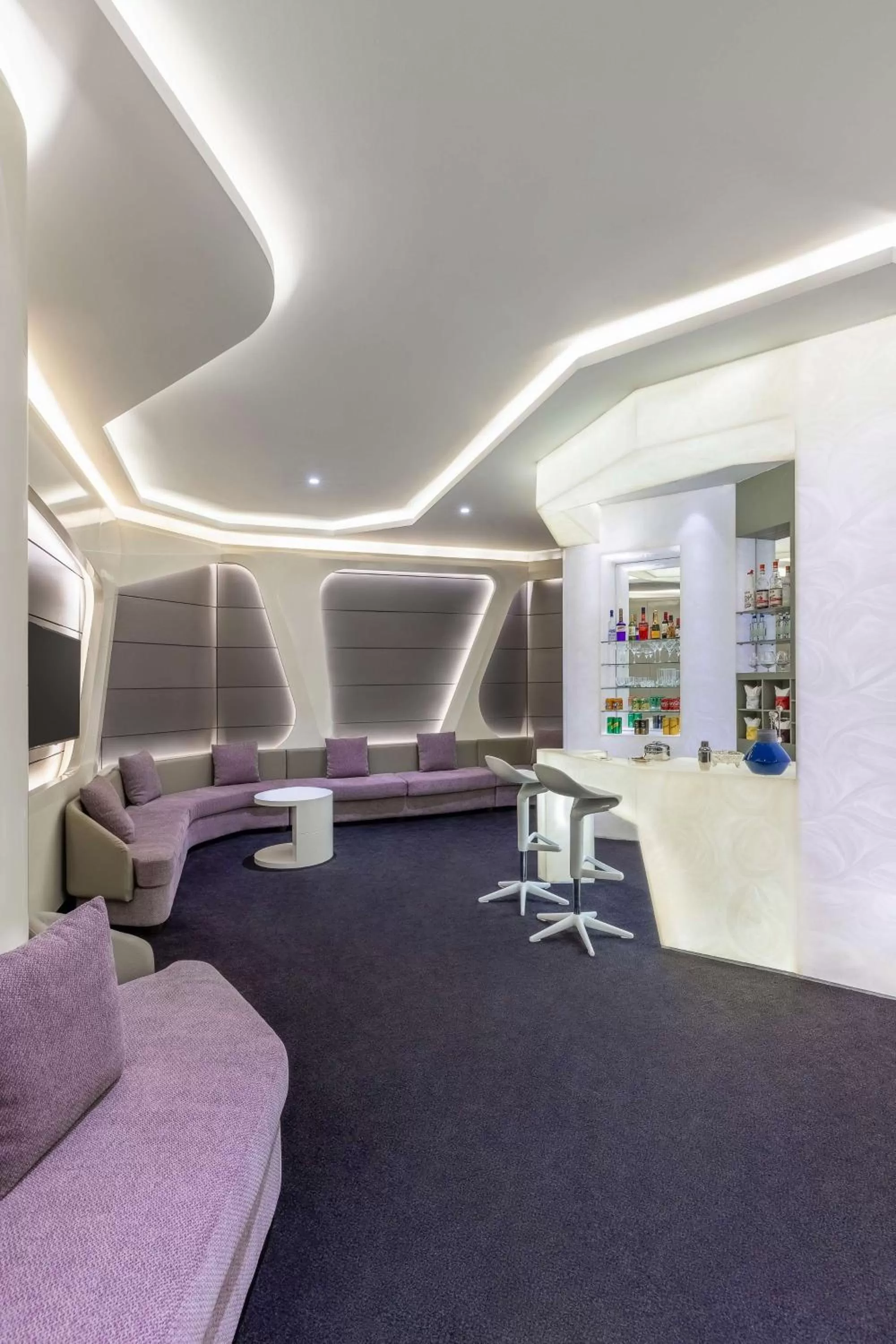 Living room in V Hotel Dubai, Curio Collection by Hilton