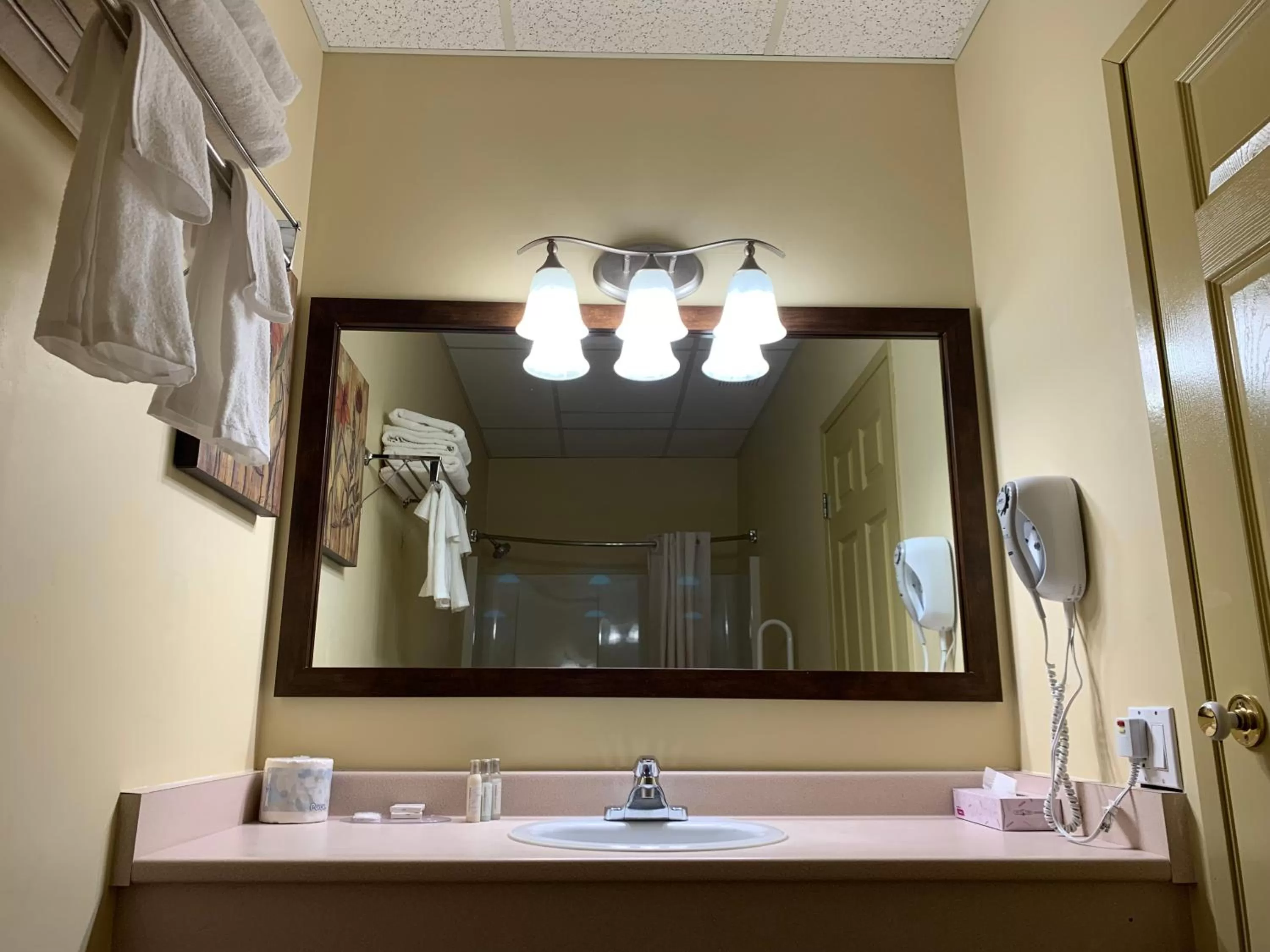 Bathroom in MountainView Hotel Merritt