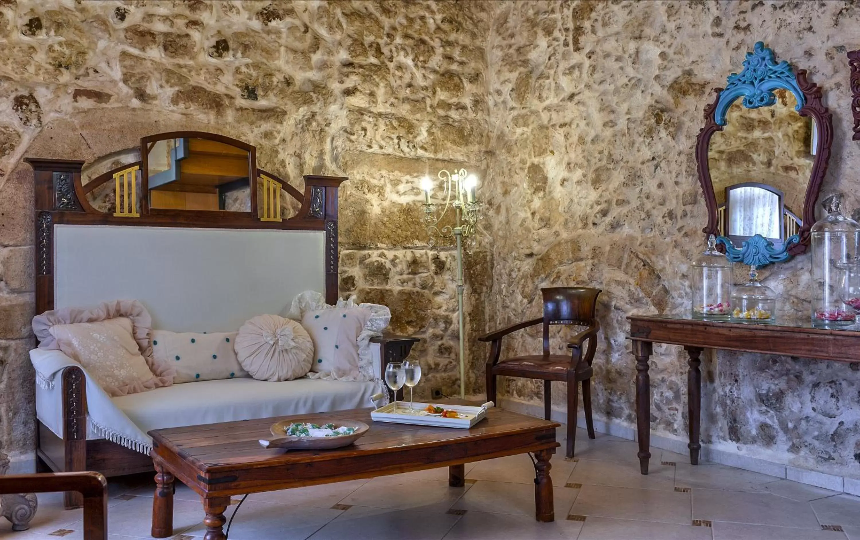 Seating Area in Avli Lounge Apartments