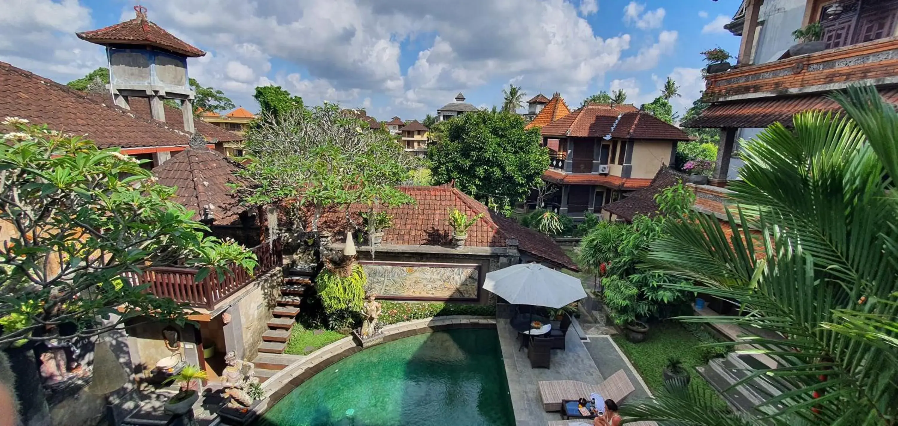 Garden view in Kun - Kun Guest House Ubud Garden view in Kun - Kun Guest House Ubud